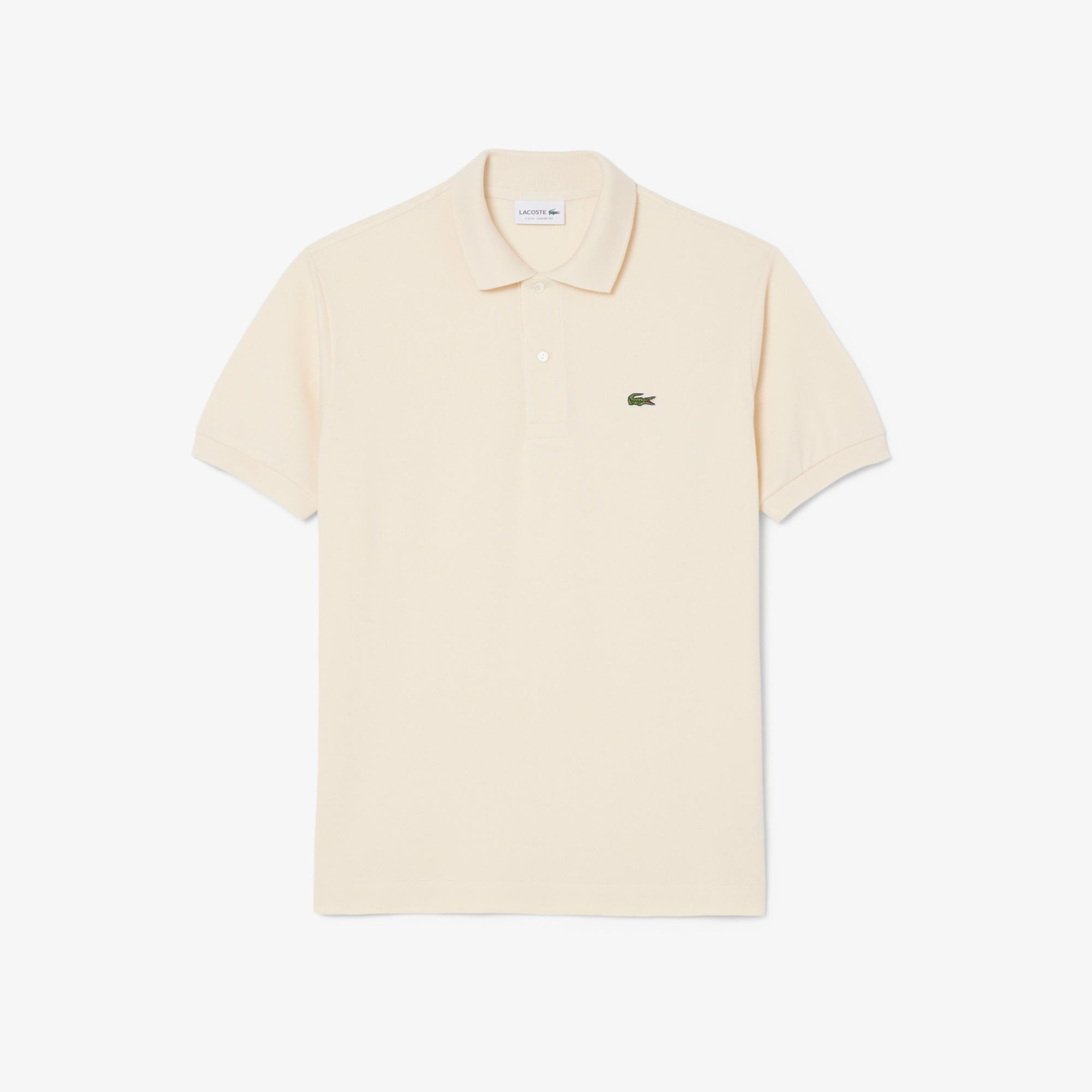 L.12.12 Erkek Classic Fit Bej Polo