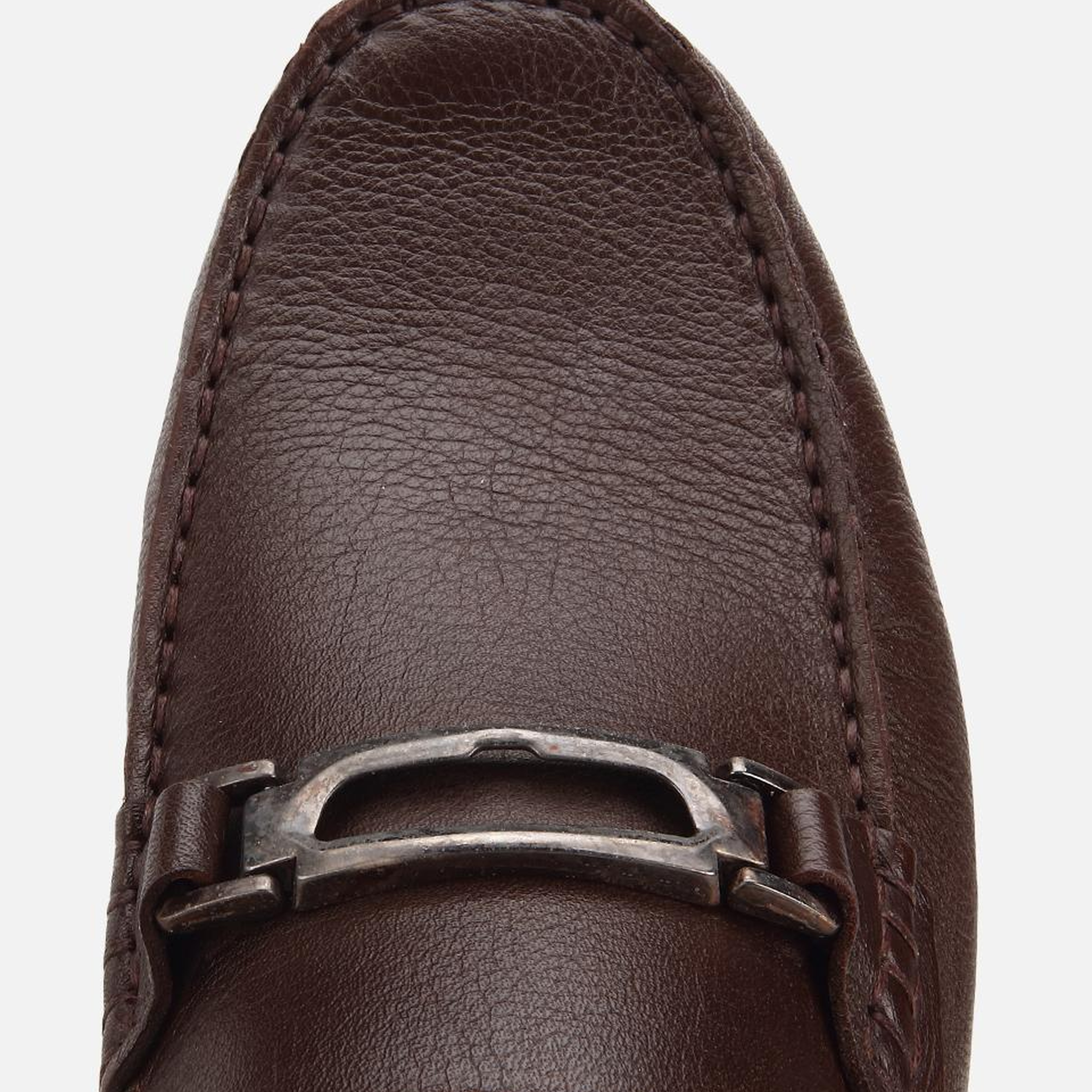 Erkek Deri Kahverengi Toka Detaylı Günlük Loafer