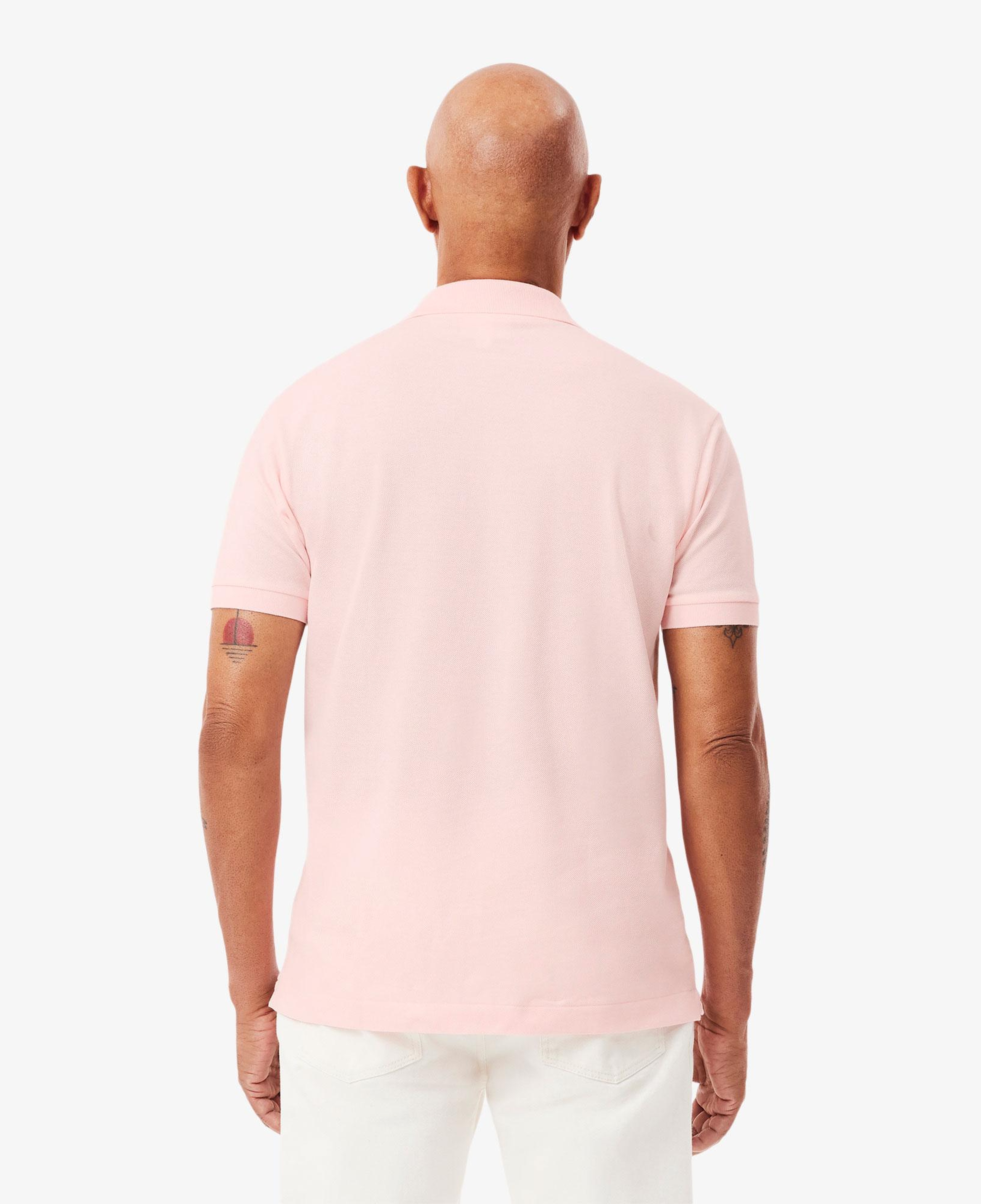 L.12.12 Erkek Classic Fit Açık Pembe Polo