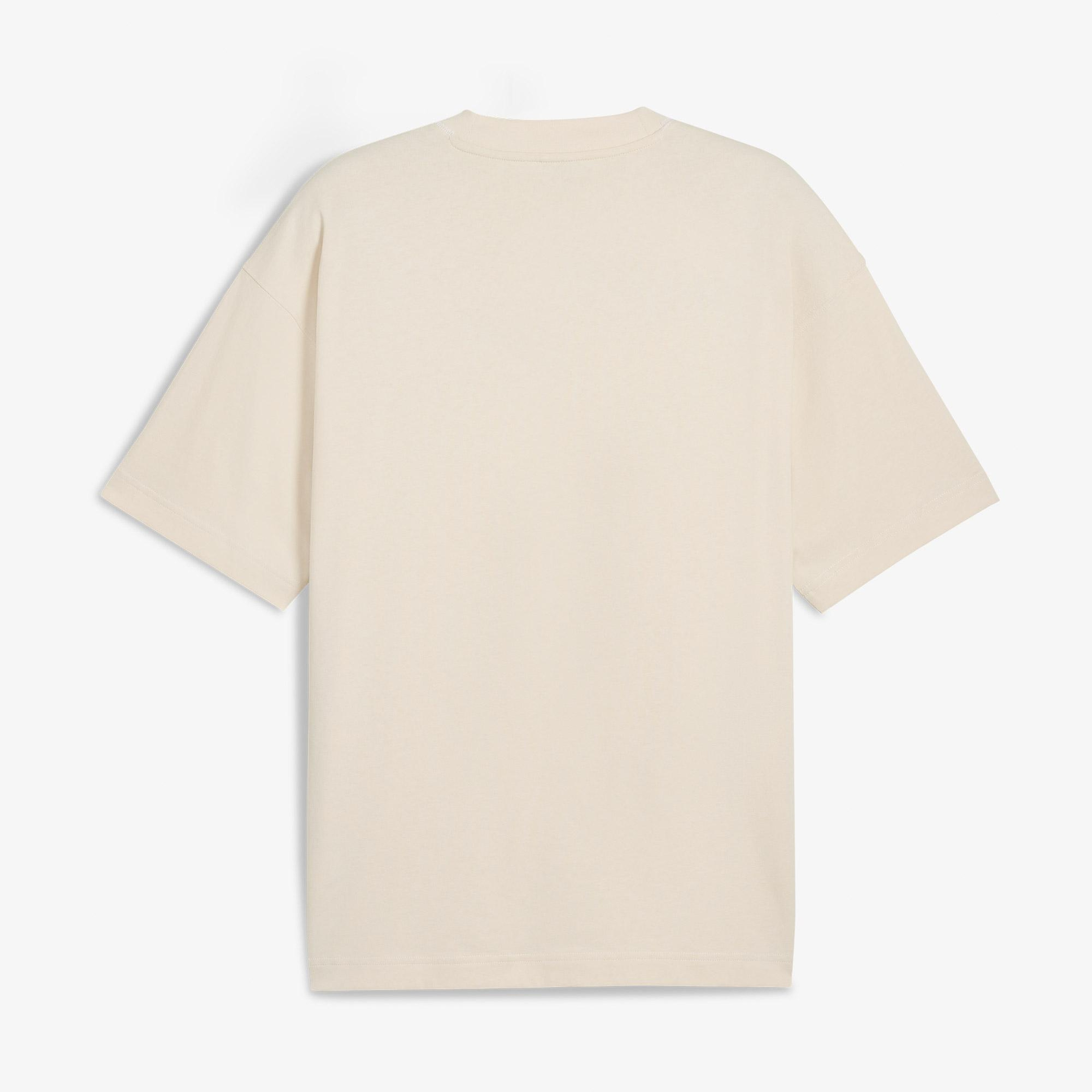 Puma Premium Ess Graphic Erkek Krem T-Shirt