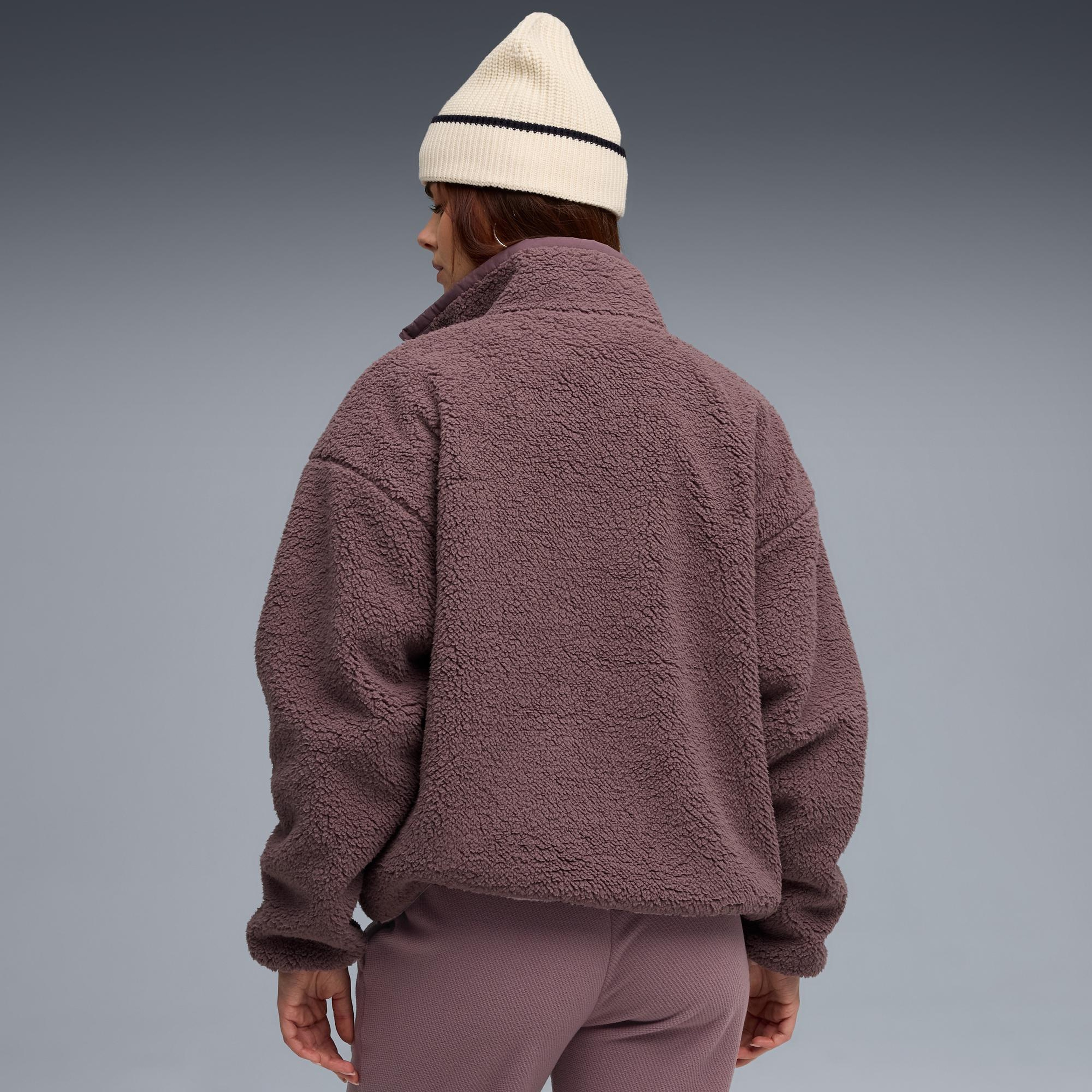 Puma Reversible Sherpa Kadın Mor Ceket