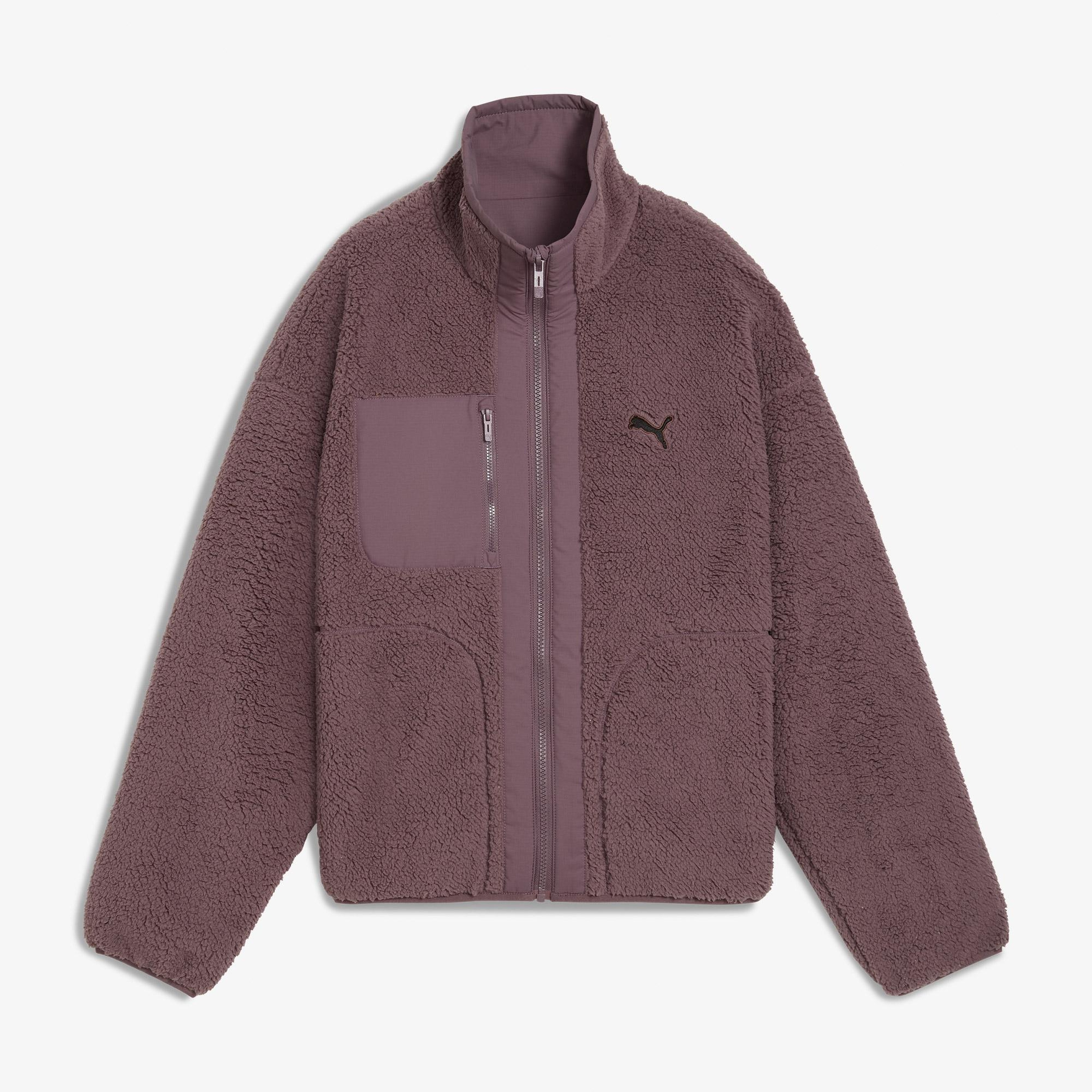 Puma Reversible Sherpa Kadın Mor Ceket