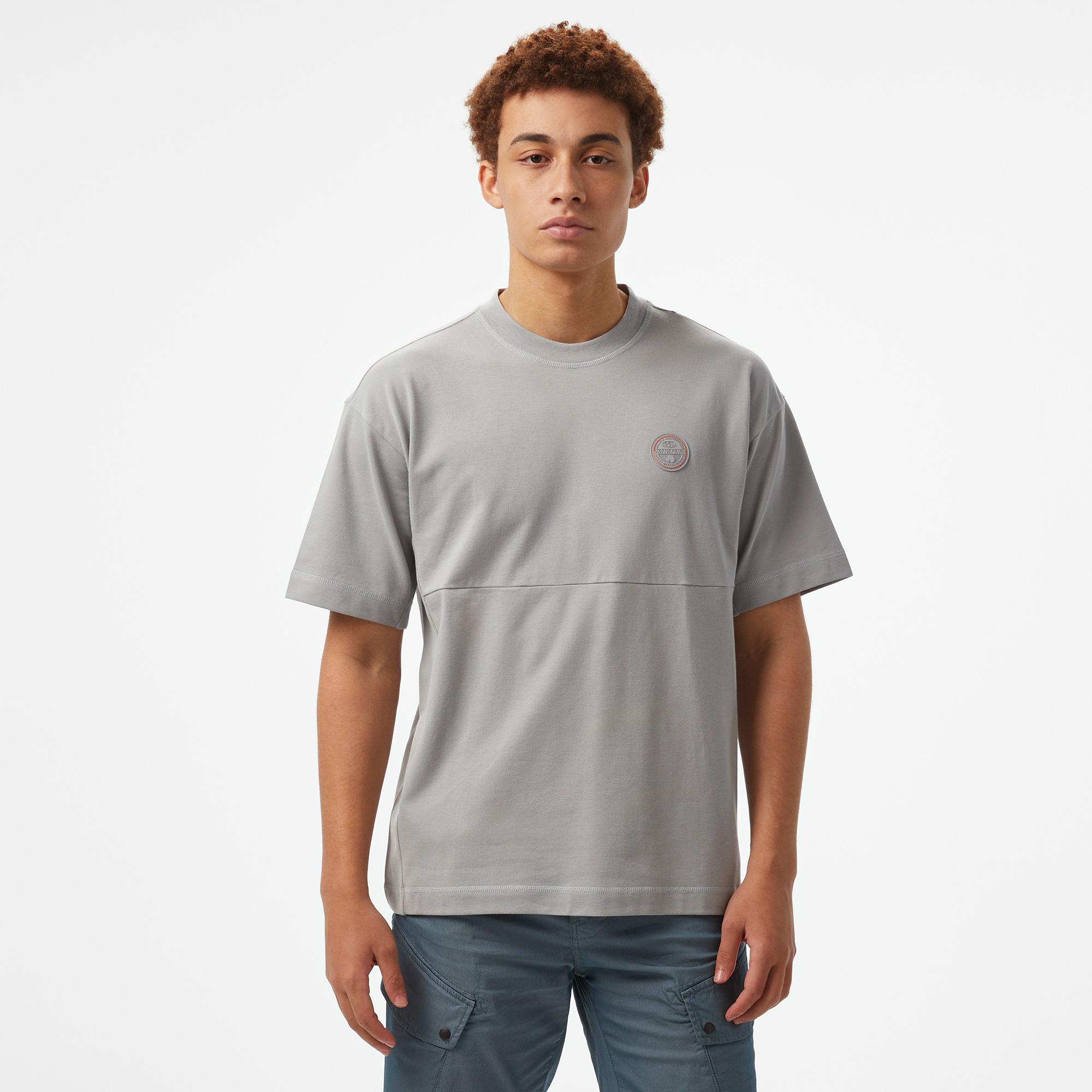 Napapijri  S-Anghiari SS Erkek Gri T-Shirt