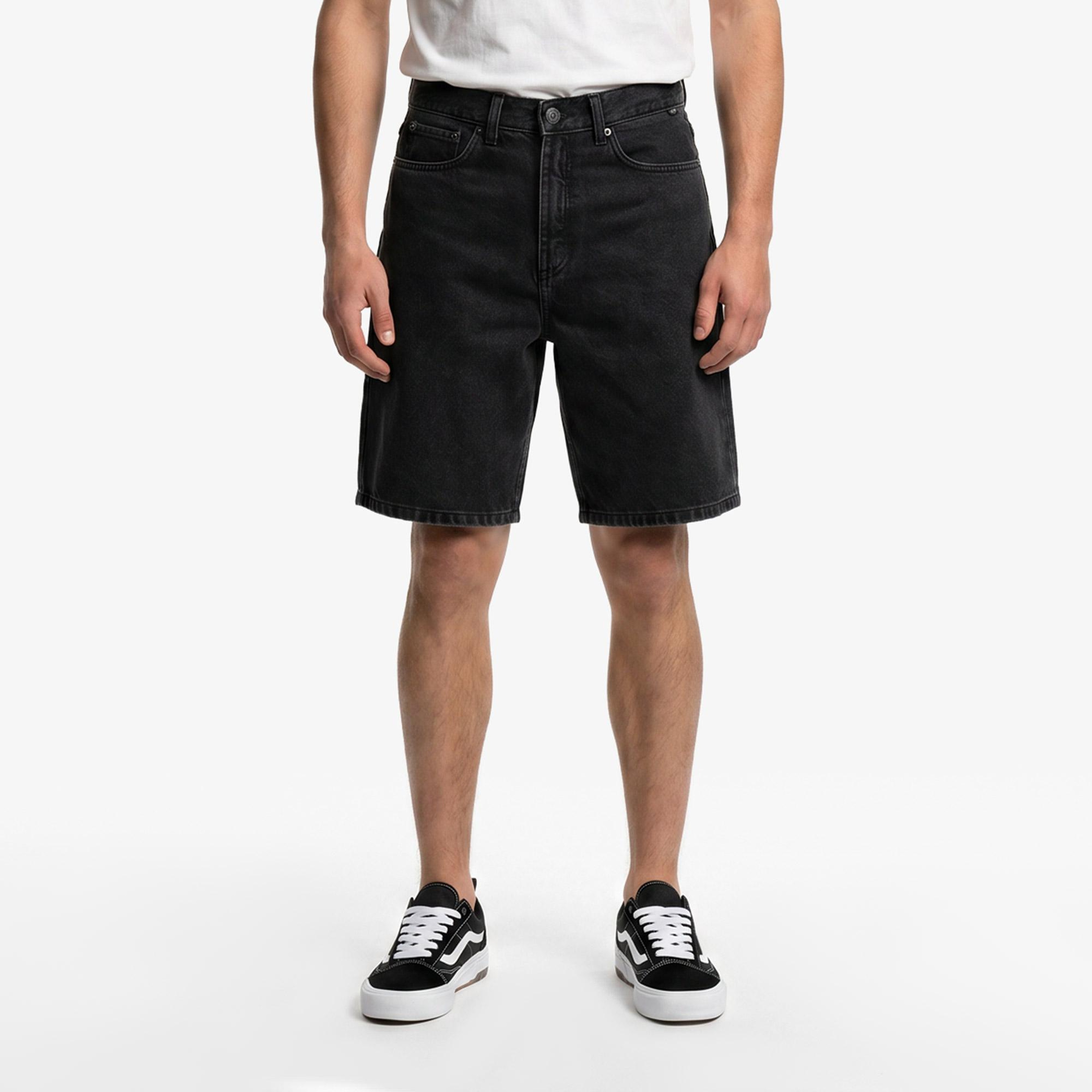 Vans Check-5 Baggy Denim Erkek Siyah Şort