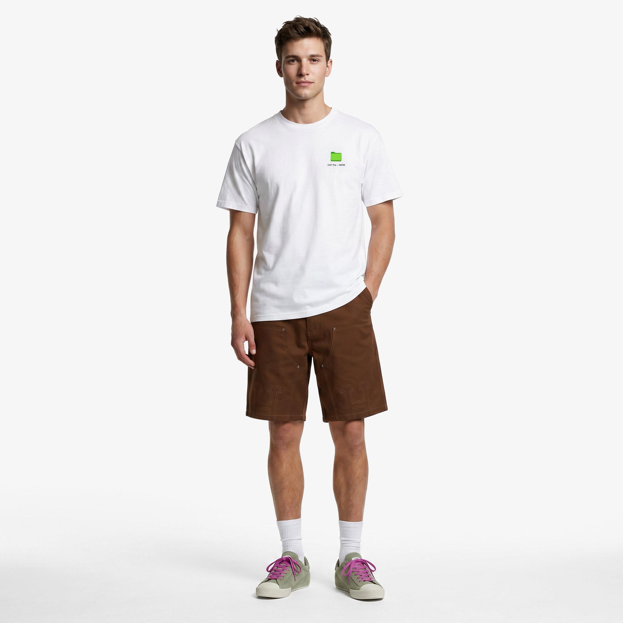 Huf Desktop Erkek Beyaz T-Shirt