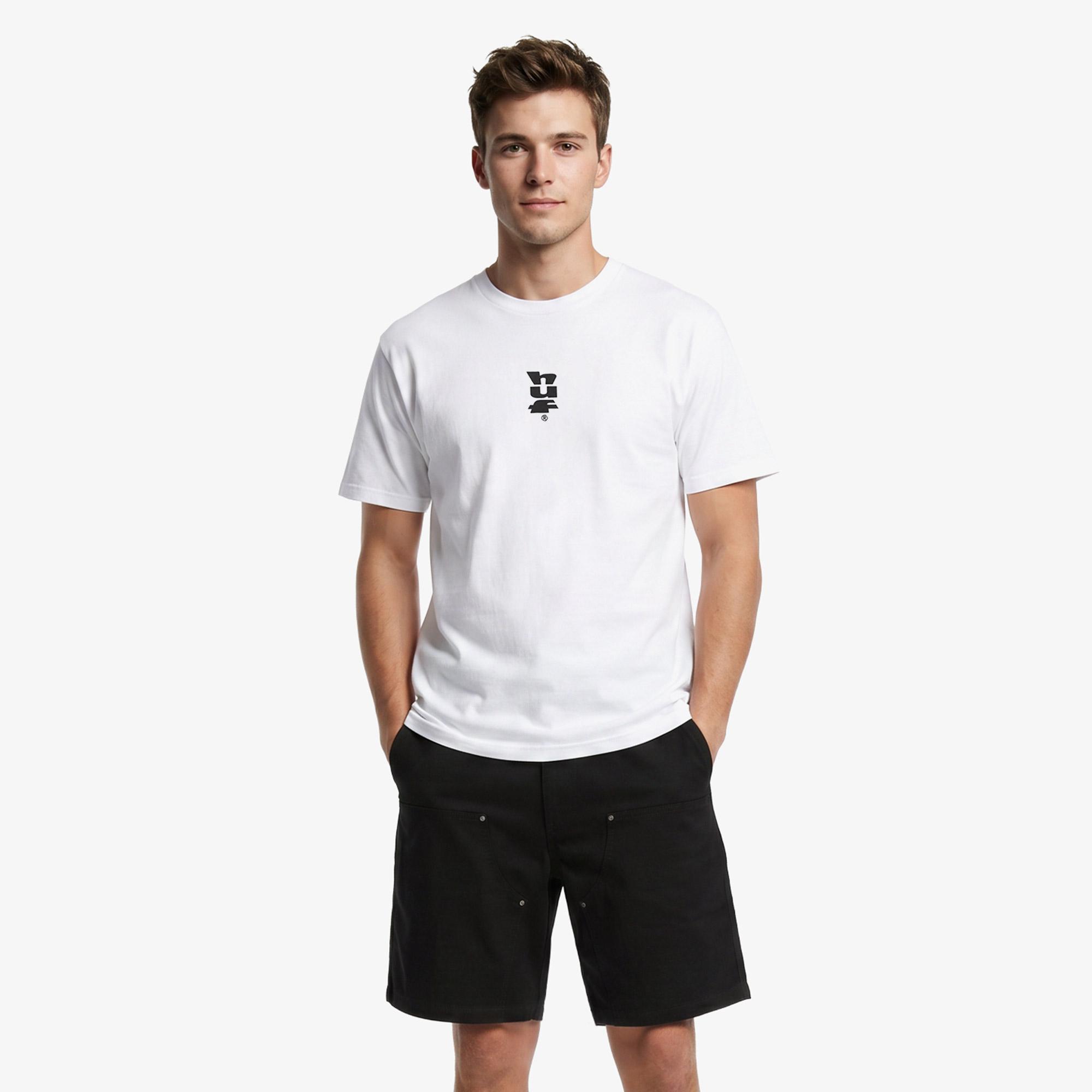 Huf Set Megablast Erkek Beyaz T-Shirt