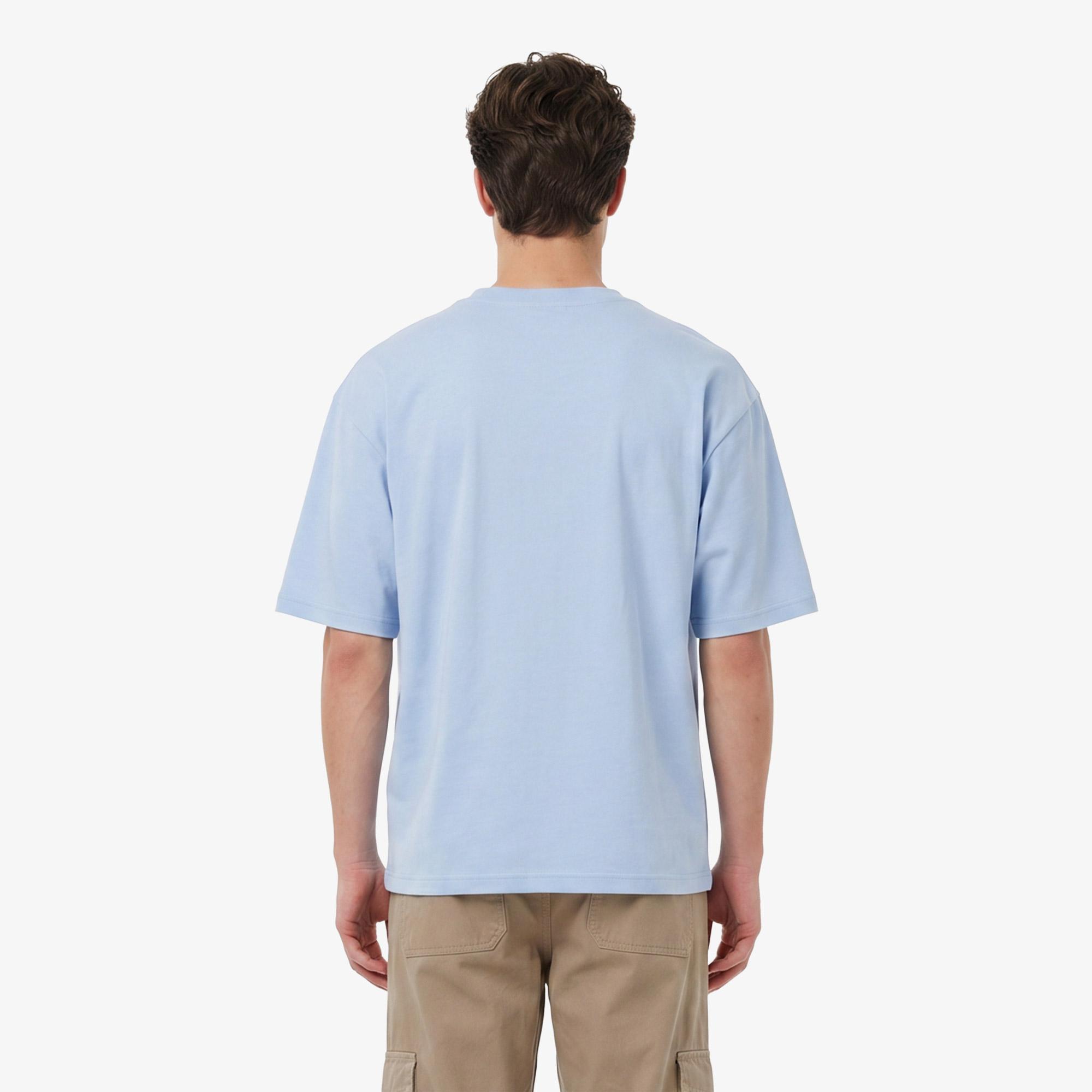 Karl Kani Woven Signature Chrome Logo Erkek Mavi T-Shirt