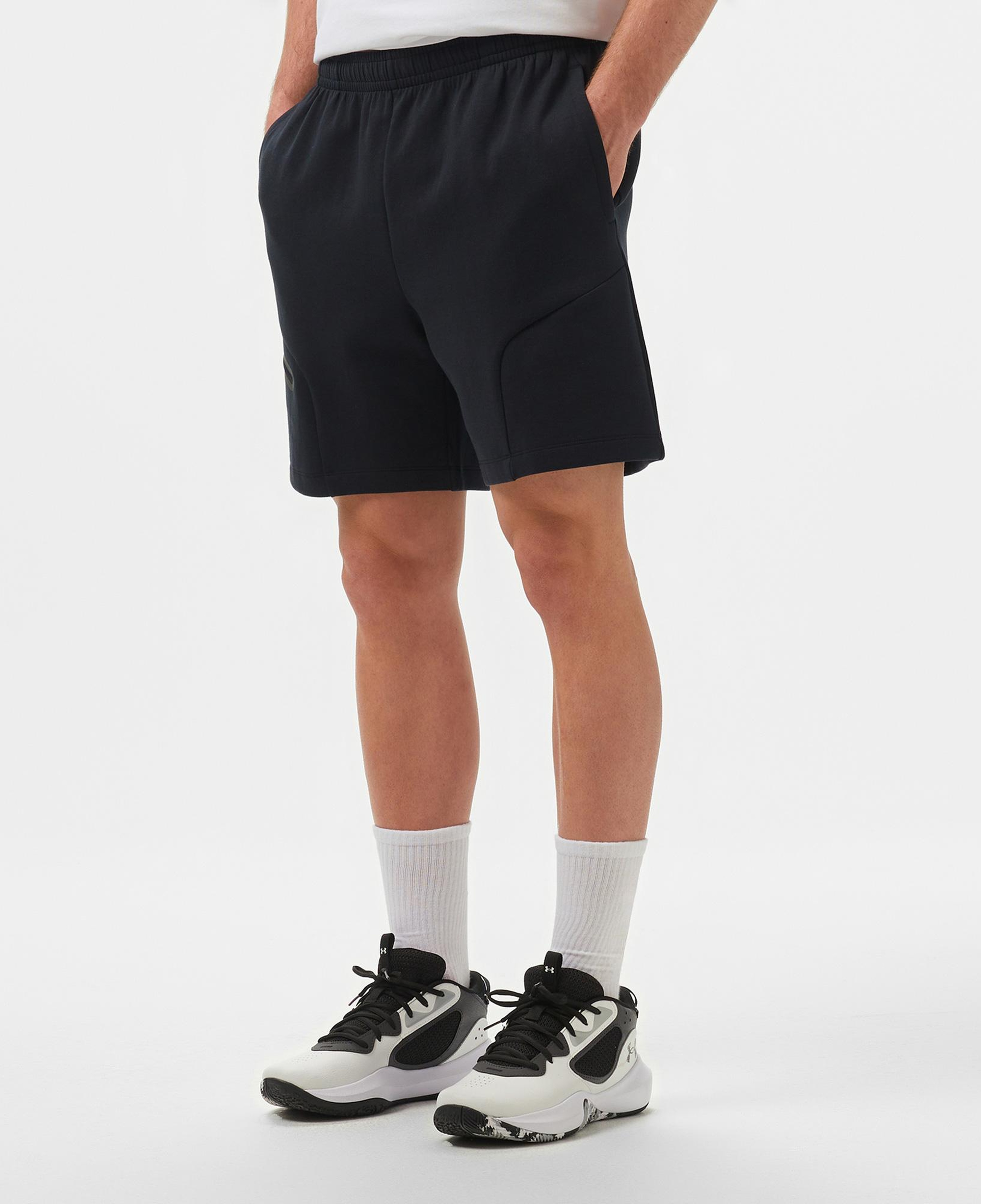 Under Armour Unstoppable Fleece Erkek Siyah Şort