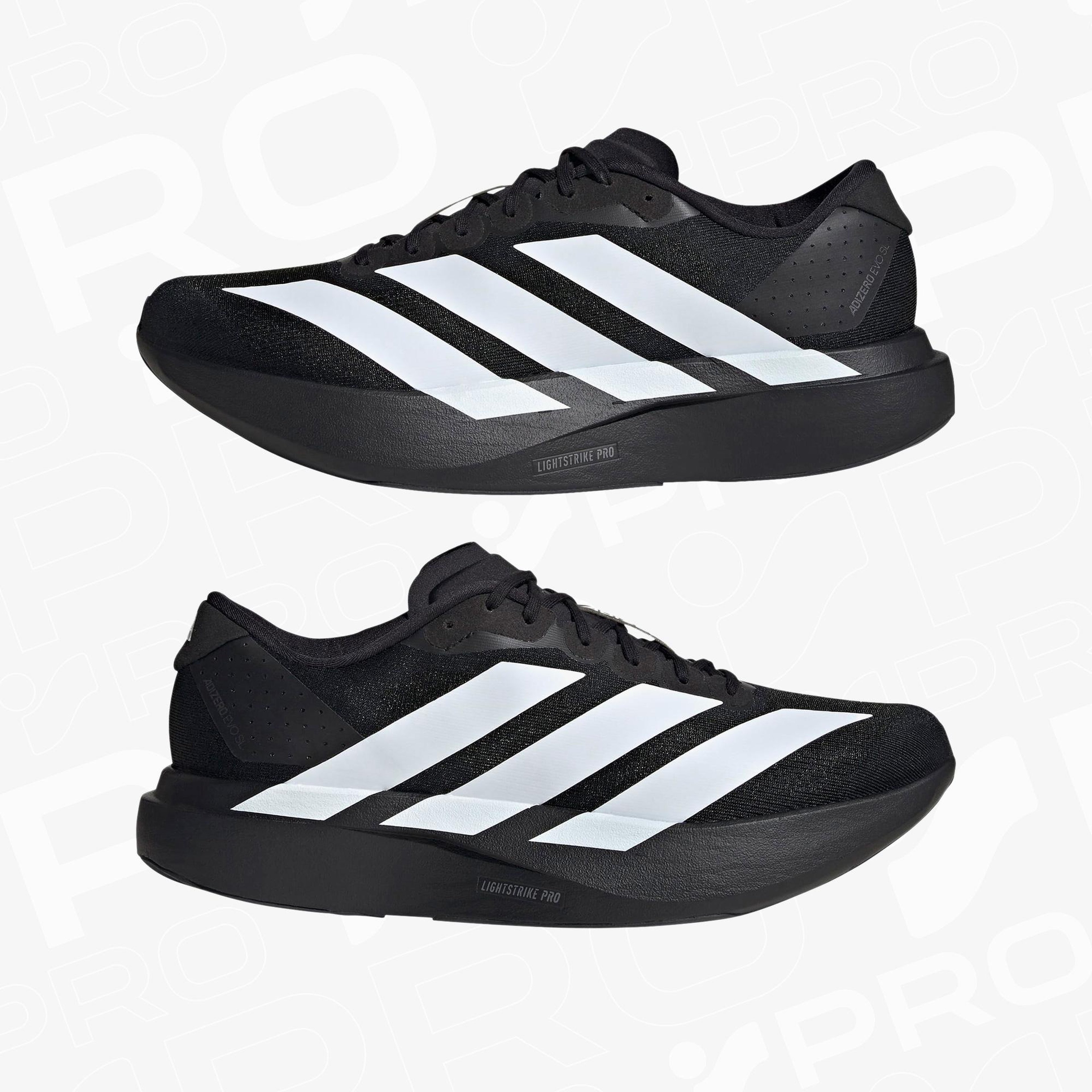 adidas Adizero Evo SL Erkek Siyah Koşu Ayakkabısı