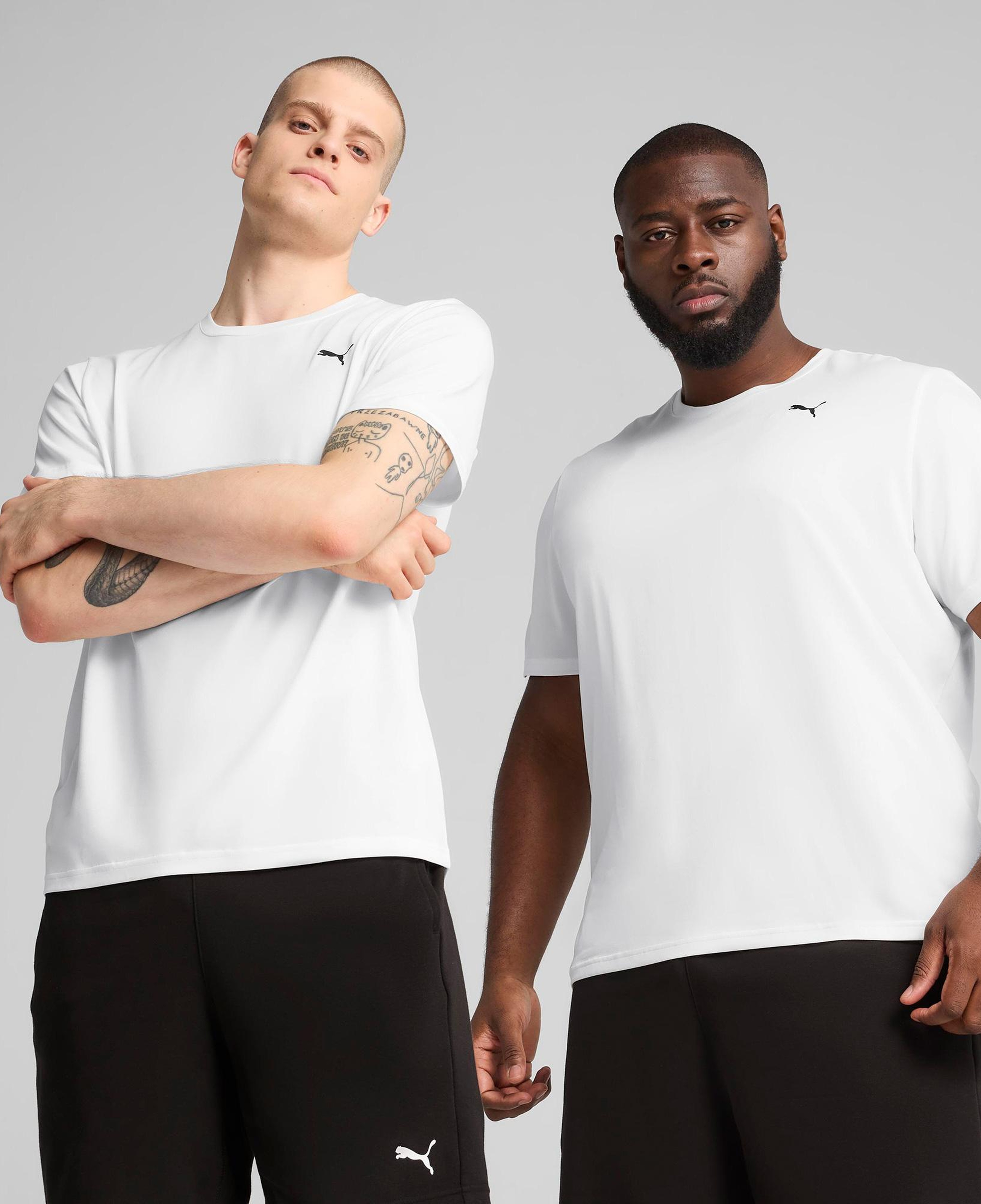 Puma Tad Ess Solid Cat Lc Erkek Beyaz Antrenman T-Shirt