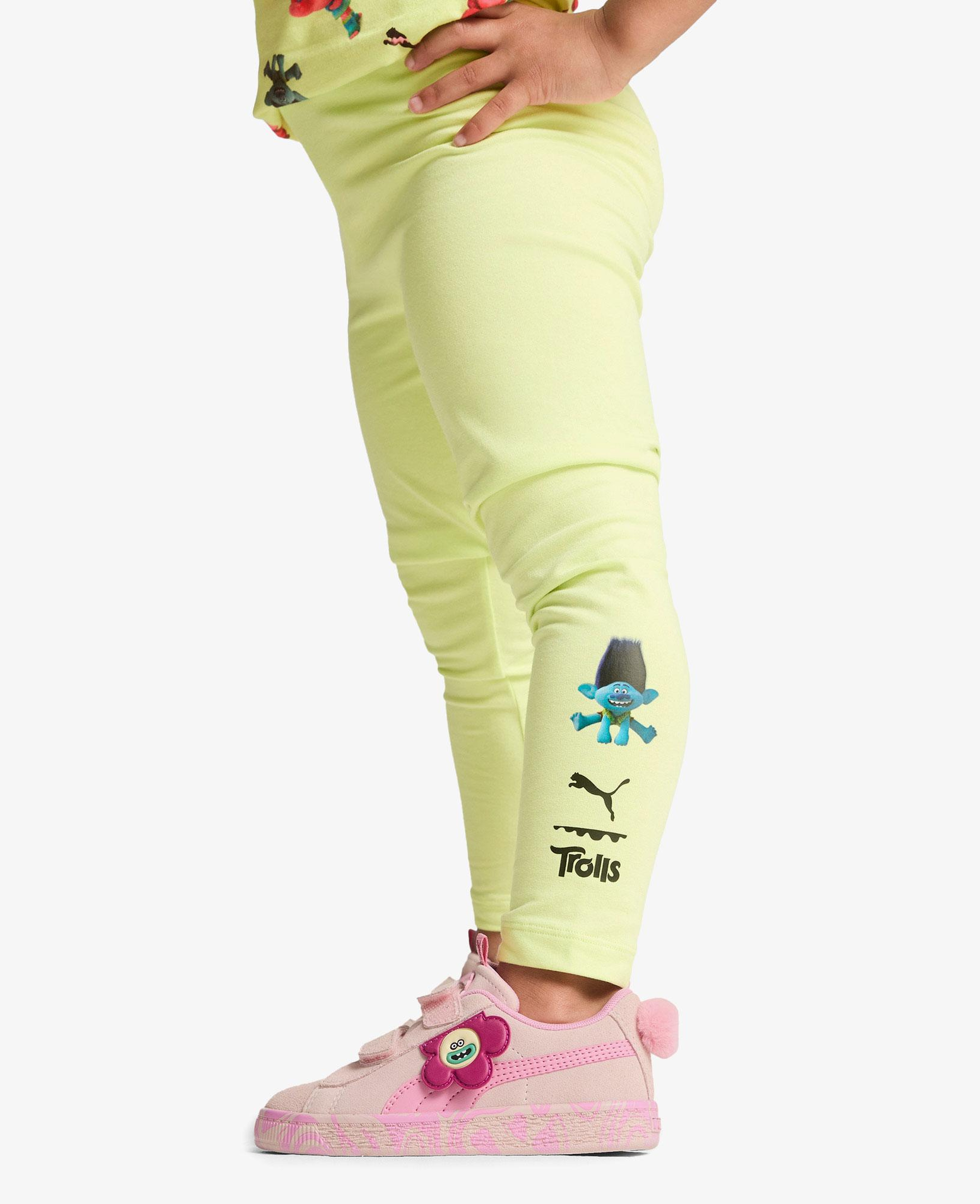 Puma X Trolls Leggings Çocuk Sarı Tayt