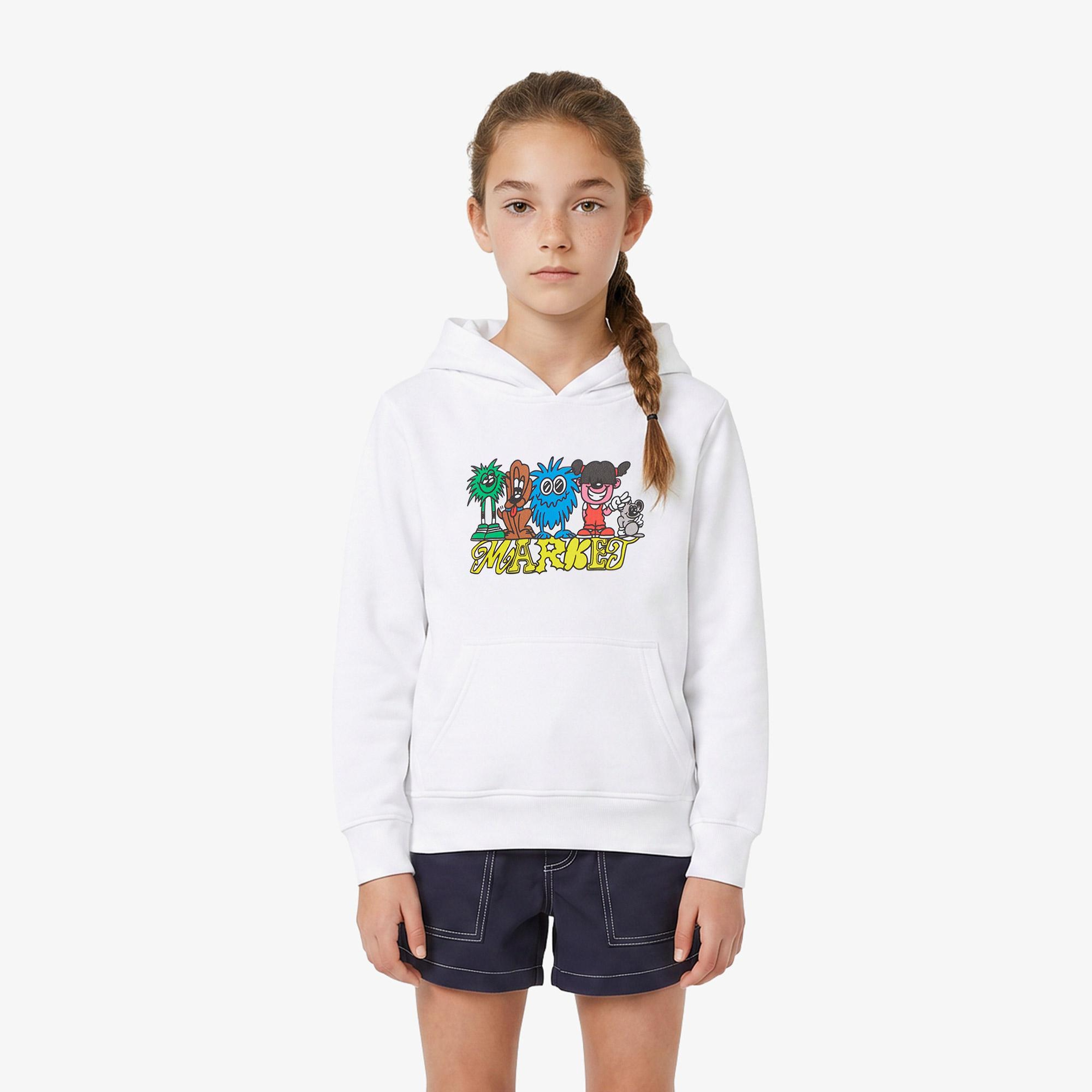 Mini Market My Squad Çocuk Beyaz Hoodie