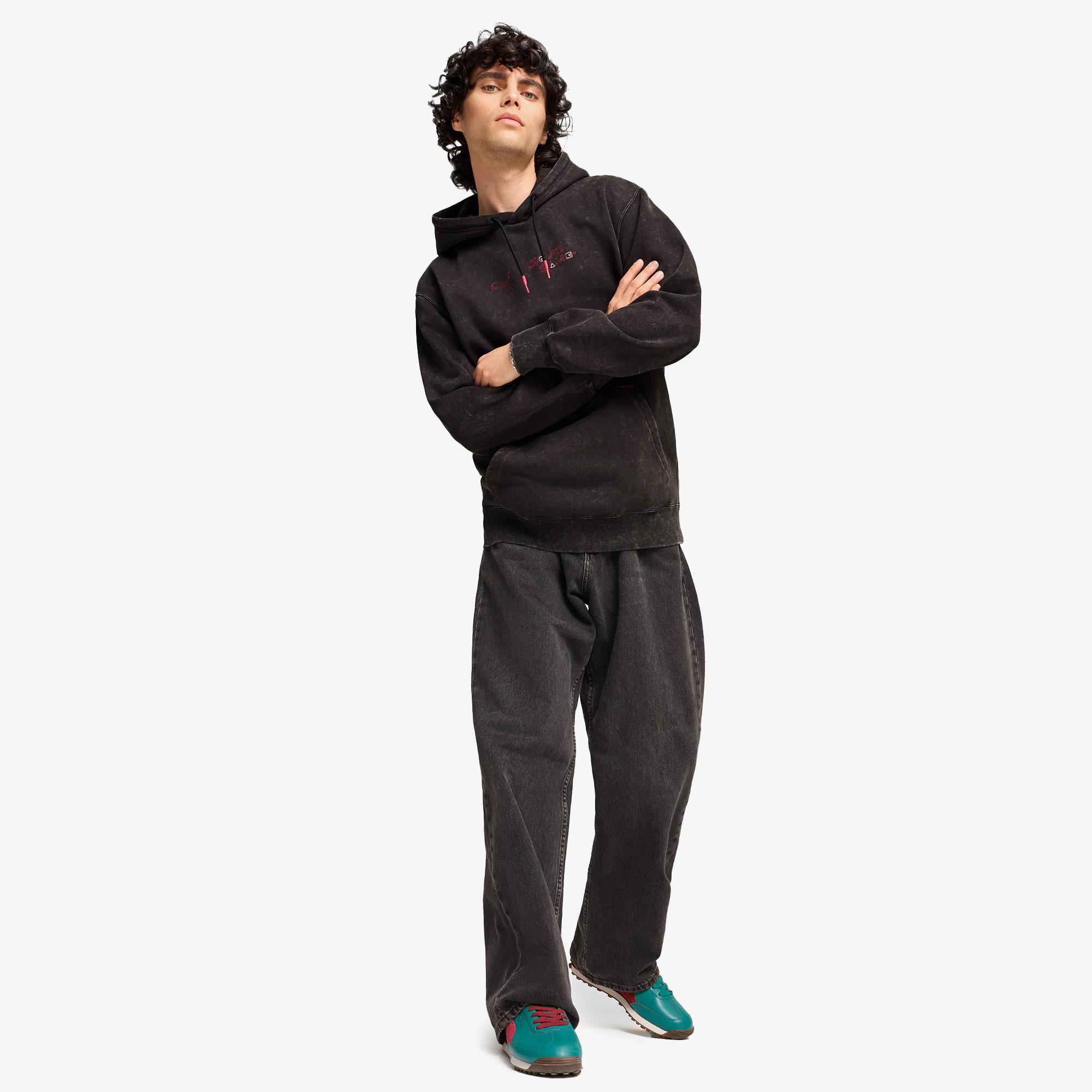 Puma X Squid Game Erkek Siyah Sweatshirt