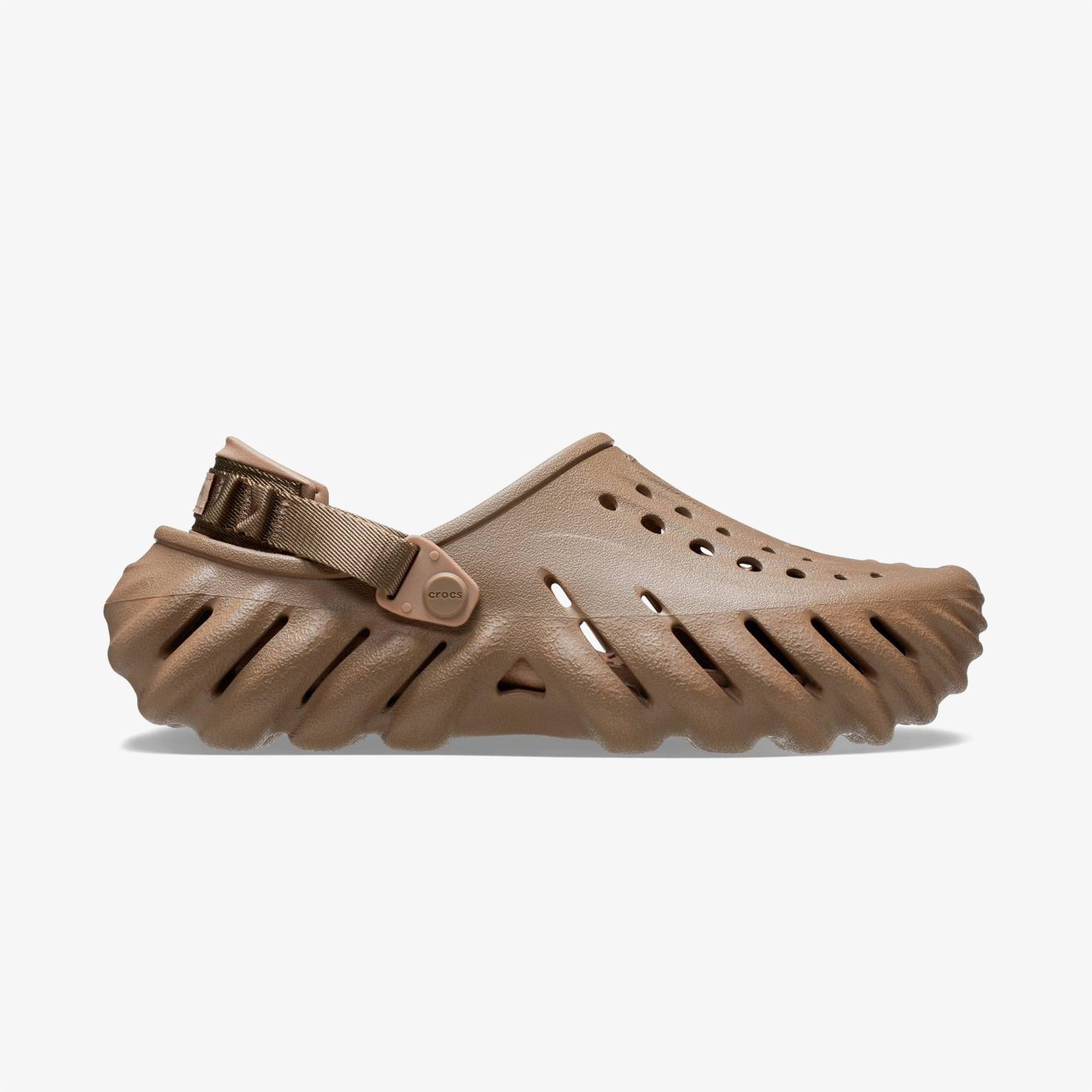 Crocs Echo Unisex Kahverengi Terlik