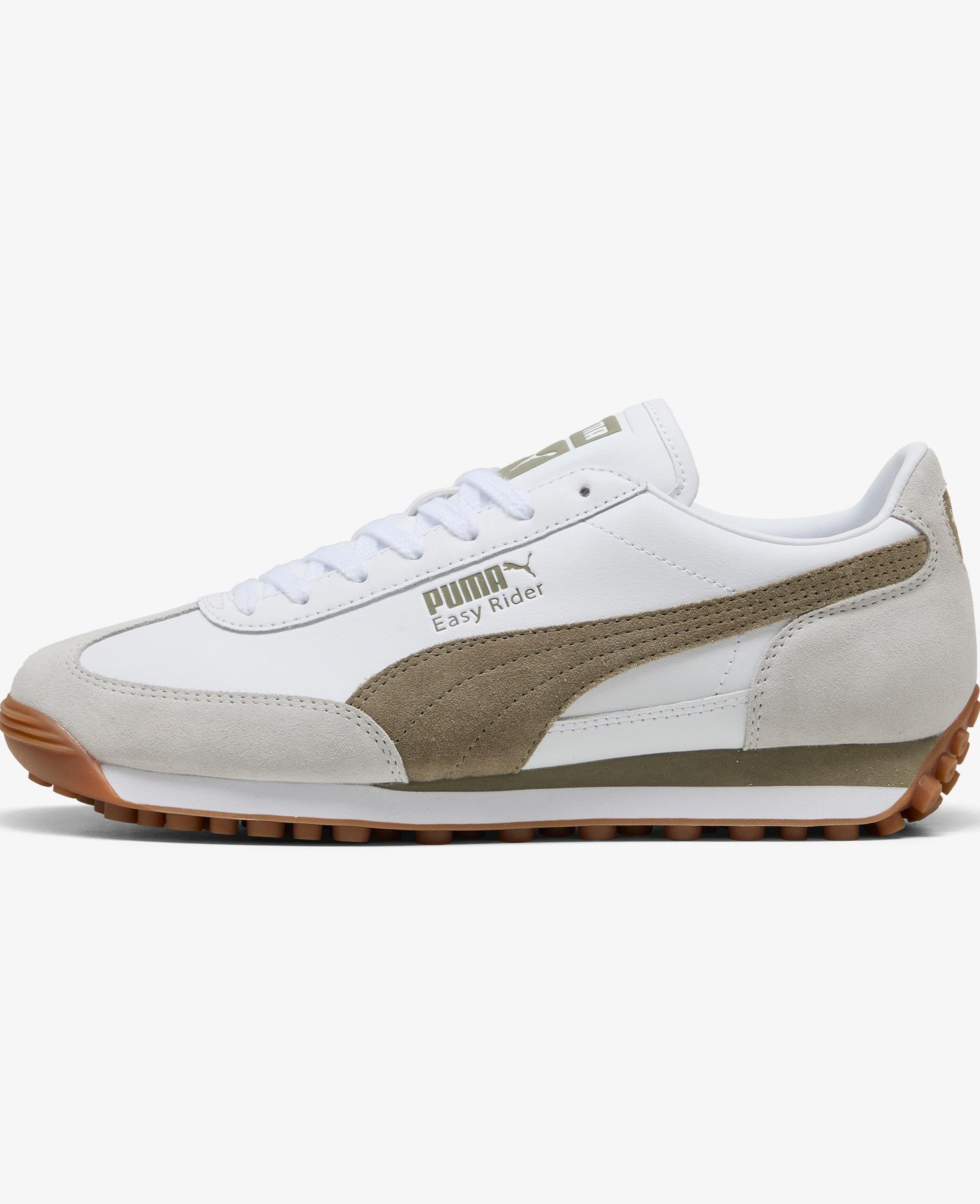 Puma Easy Rider Mix Unisex Beyaz Haki Spor Ayakkabı