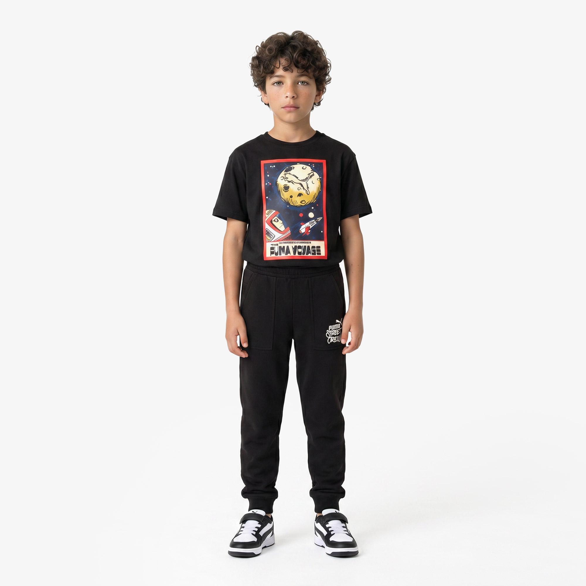Puma Mid 90s Çocuk Siyah Pantolon