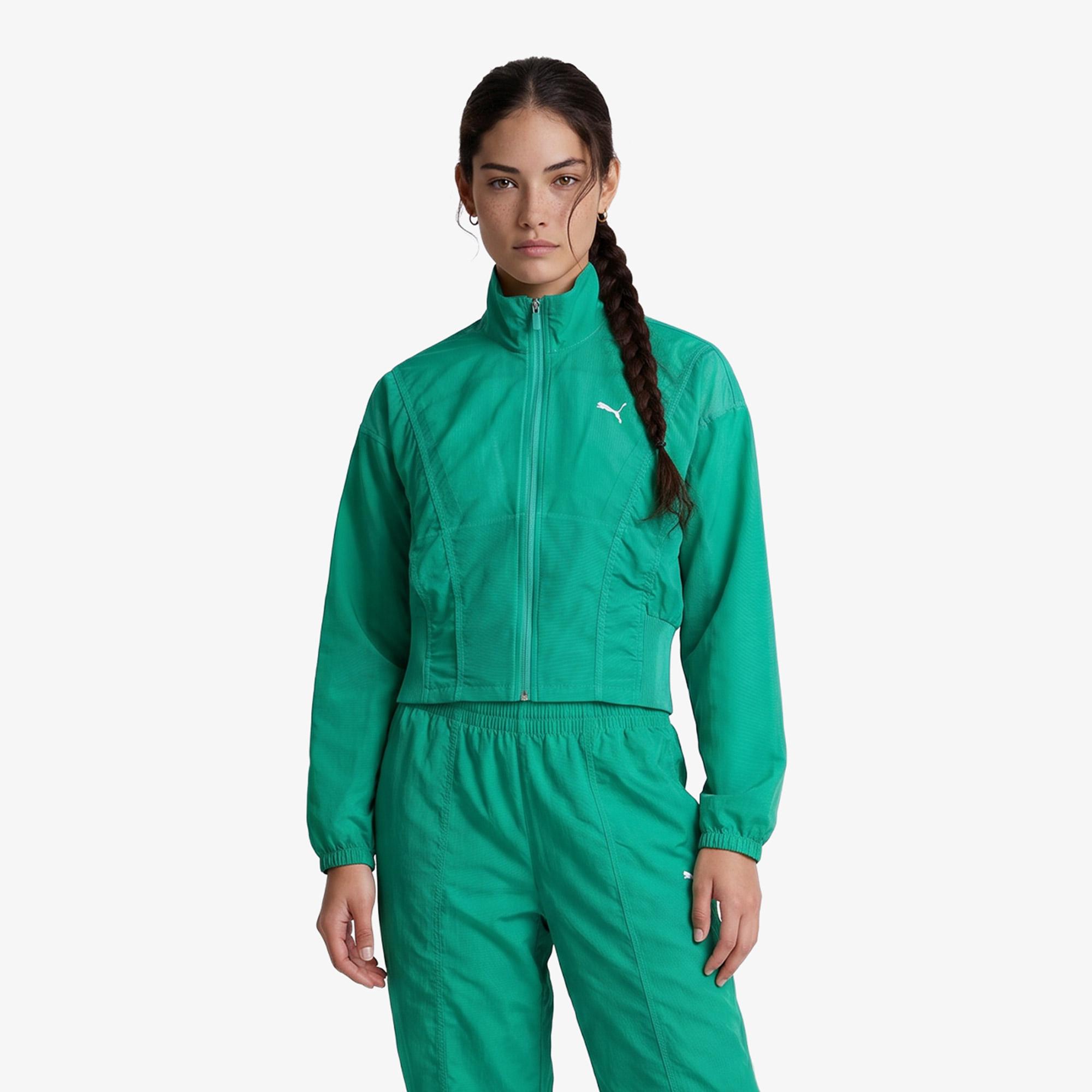 Puma Dare To Oversized Kadın Yeşil Ceket