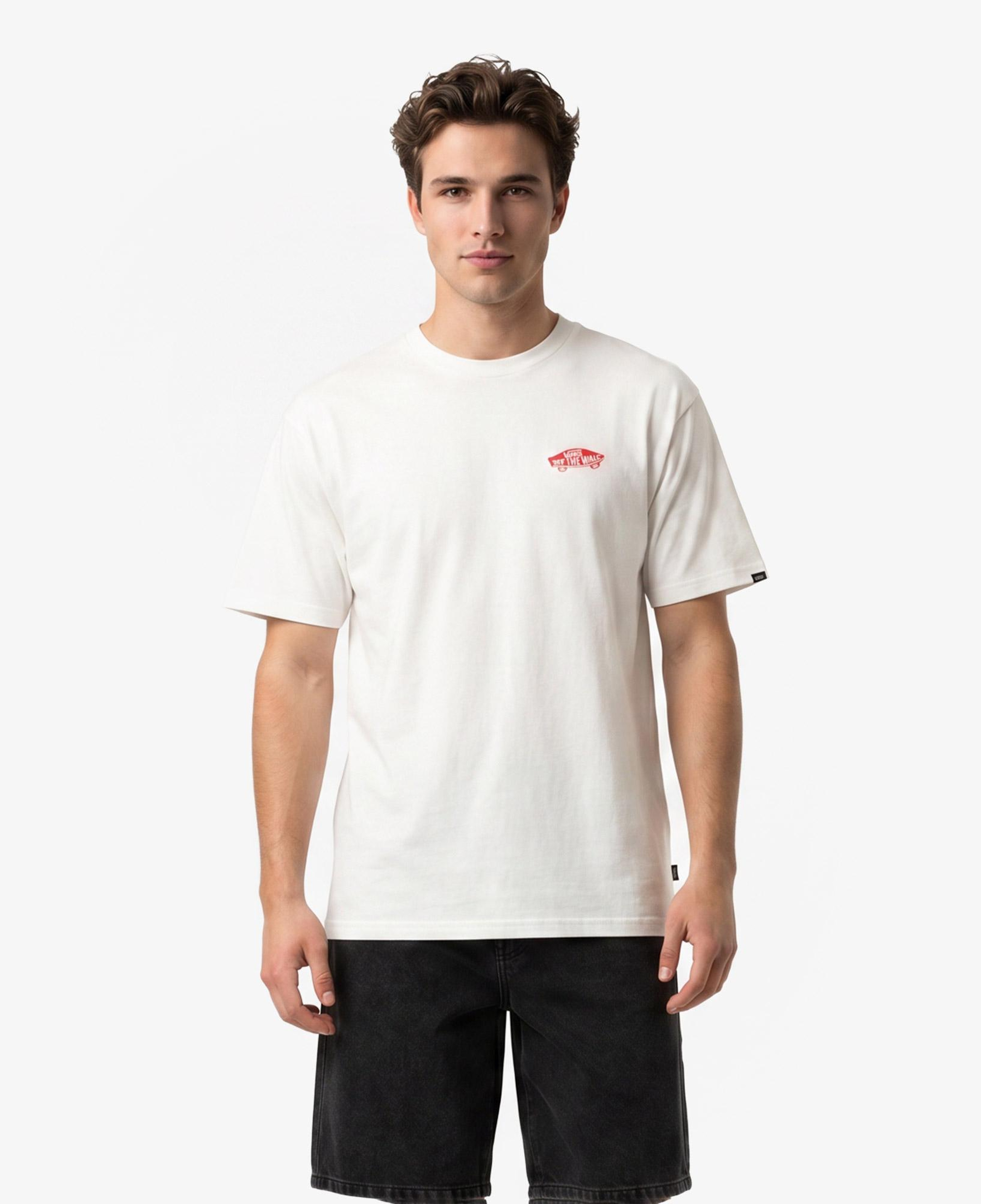 Vans Full Deck Erkek Beyaz T-Shirt