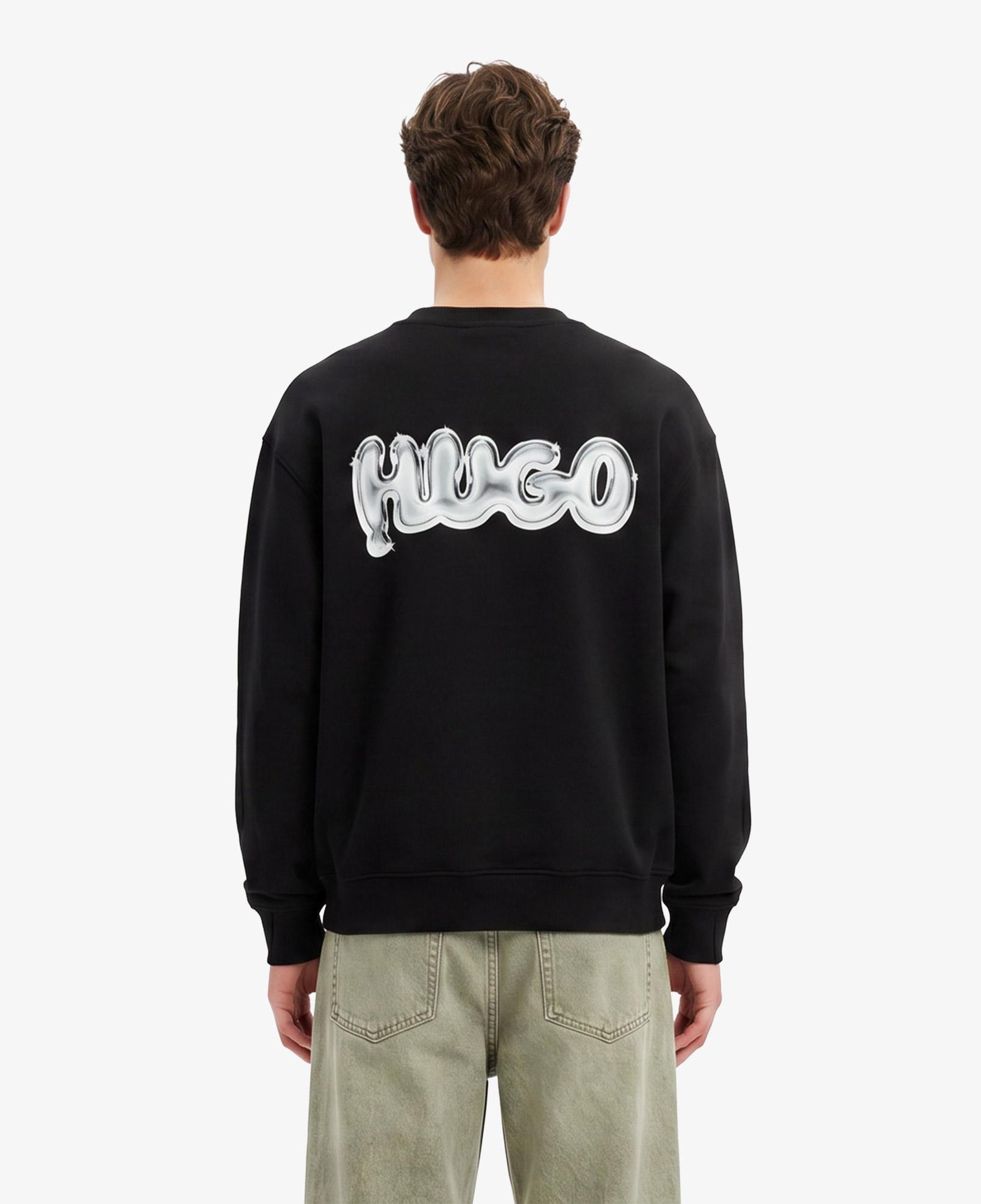 Hugo Nyrocrew Erkek Siyah Sweatshirt