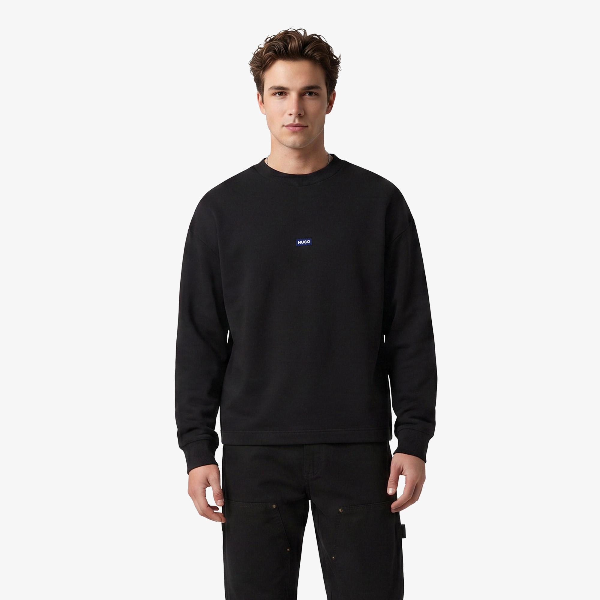 Hugo Boss Nedro Erkek Siyah Sweatshirt
