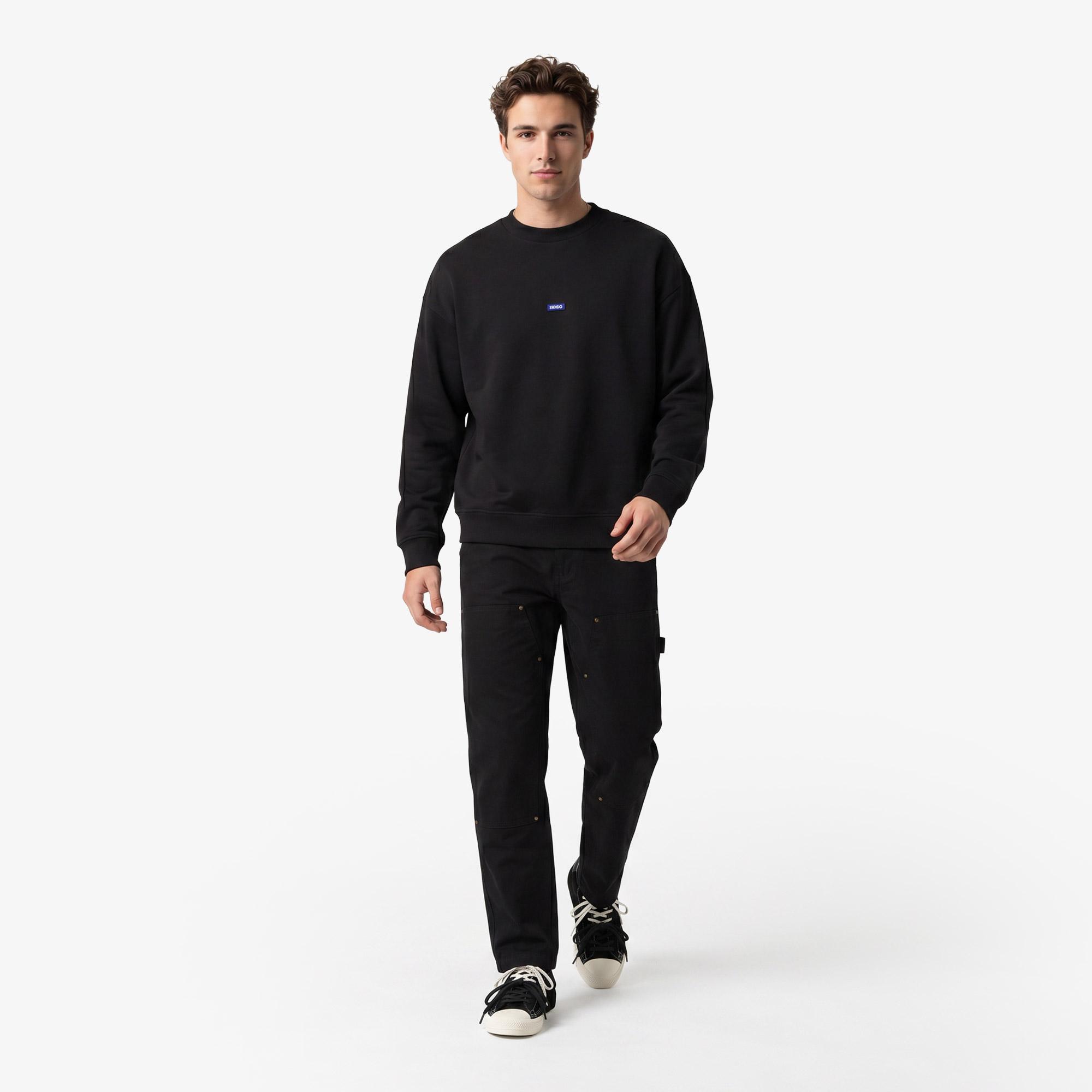 Hugo Boss Nedro Erkek Siyah Sweatshirt