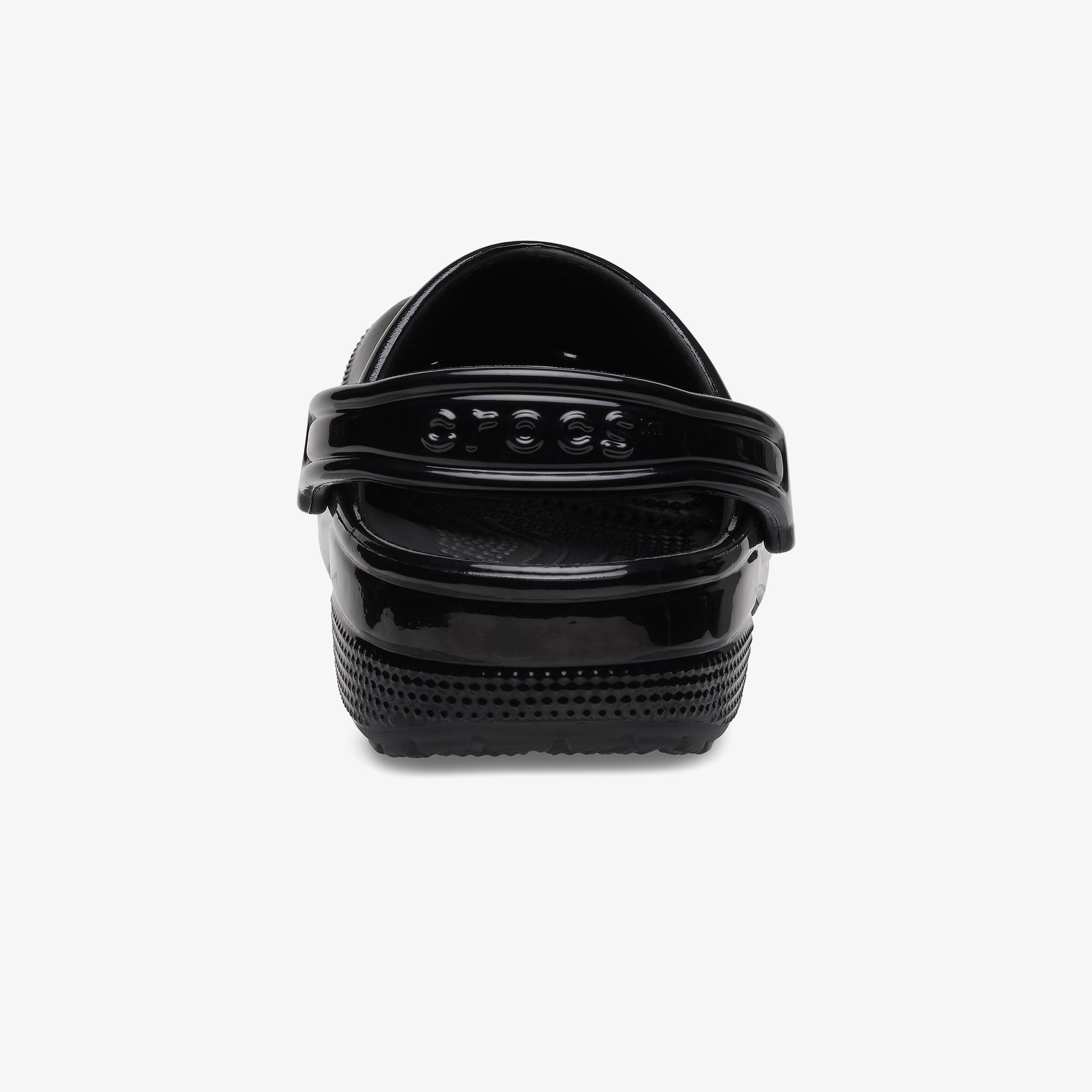 Crocs Classic High Shine Kadın Siyah Terlik