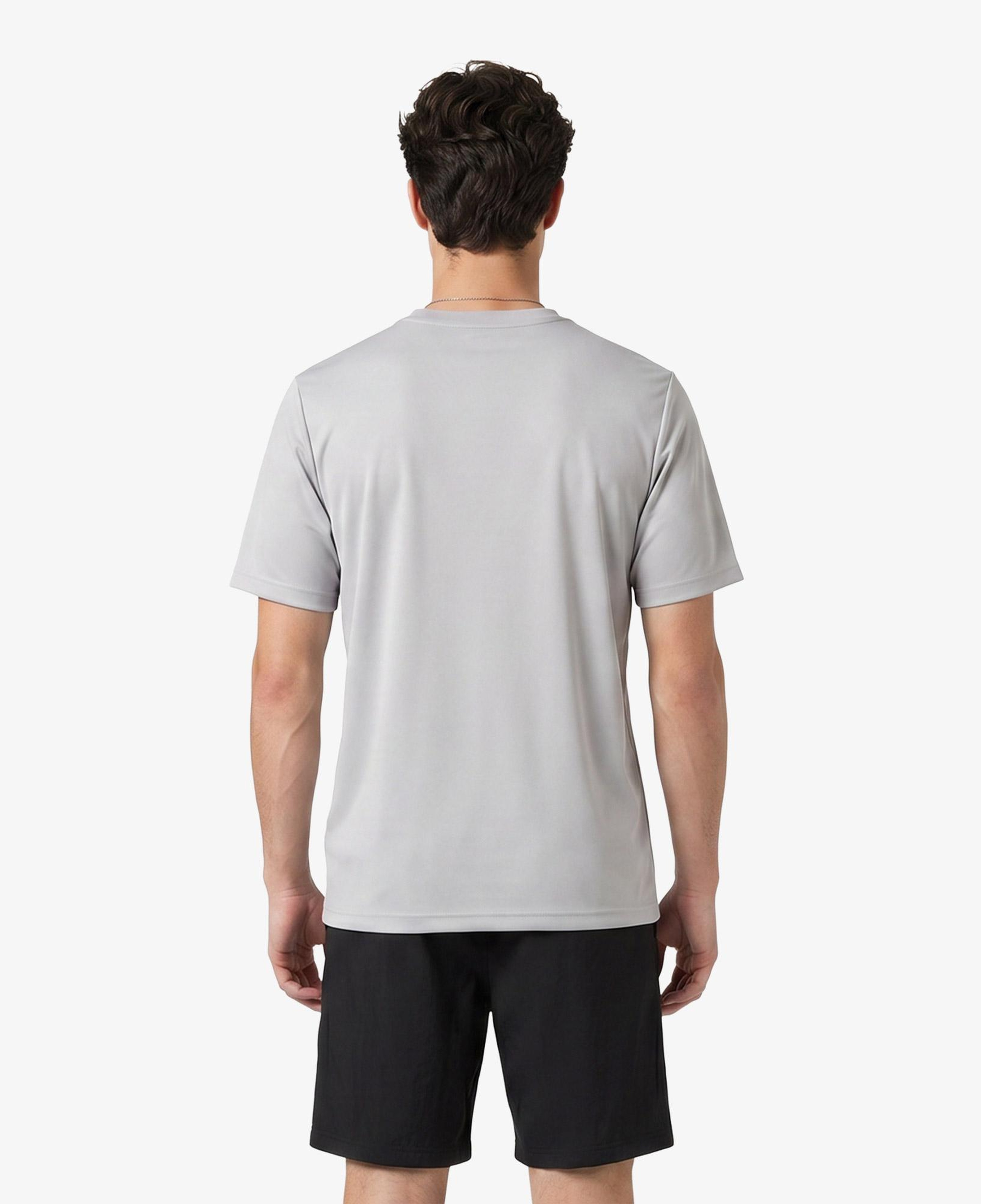 Puma Essentials Small Logo Poly  Erkek Gri T-Shirt