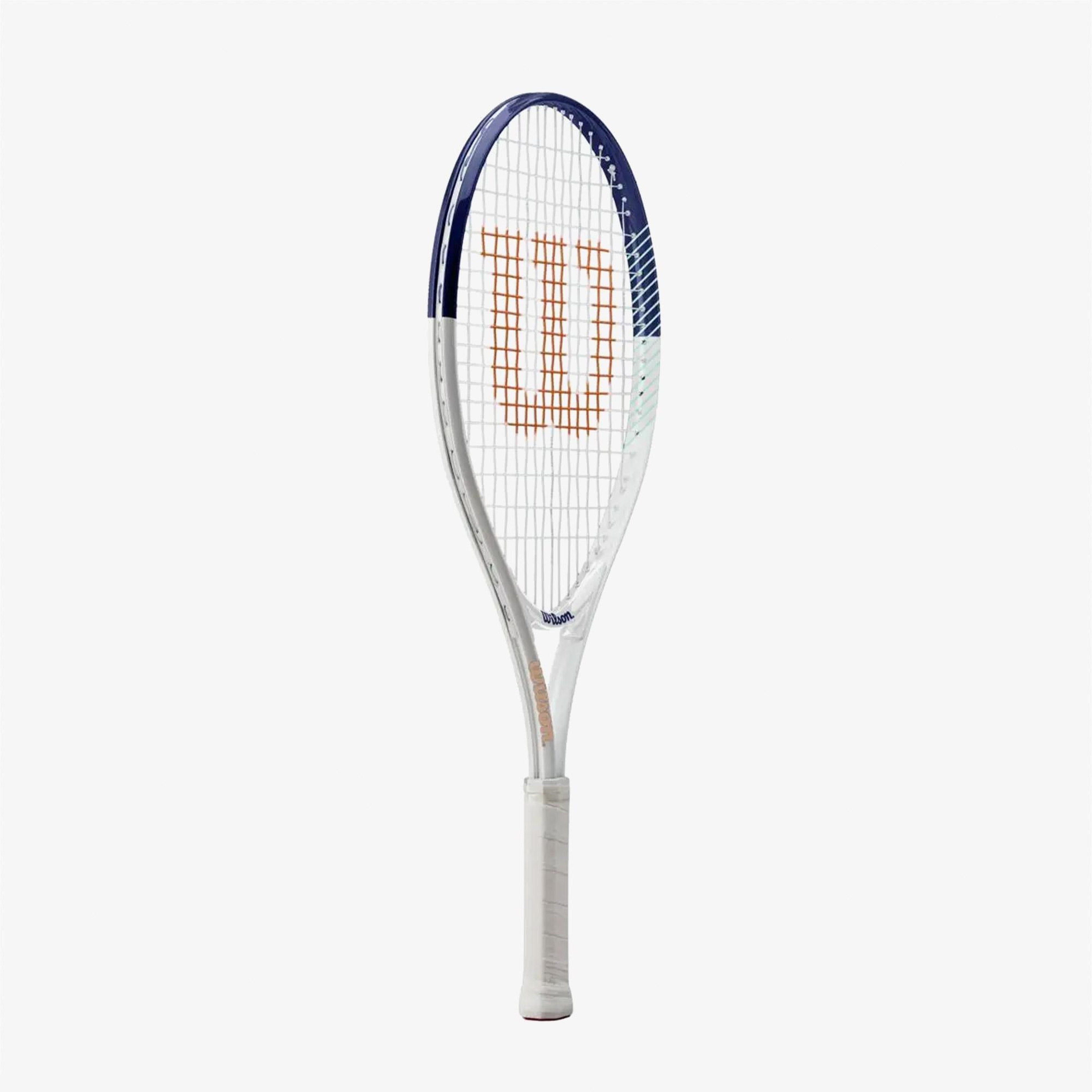 Wilson Roland Garros Elite Kit Çocuk Lacivert Beyaz Tenis Raketi