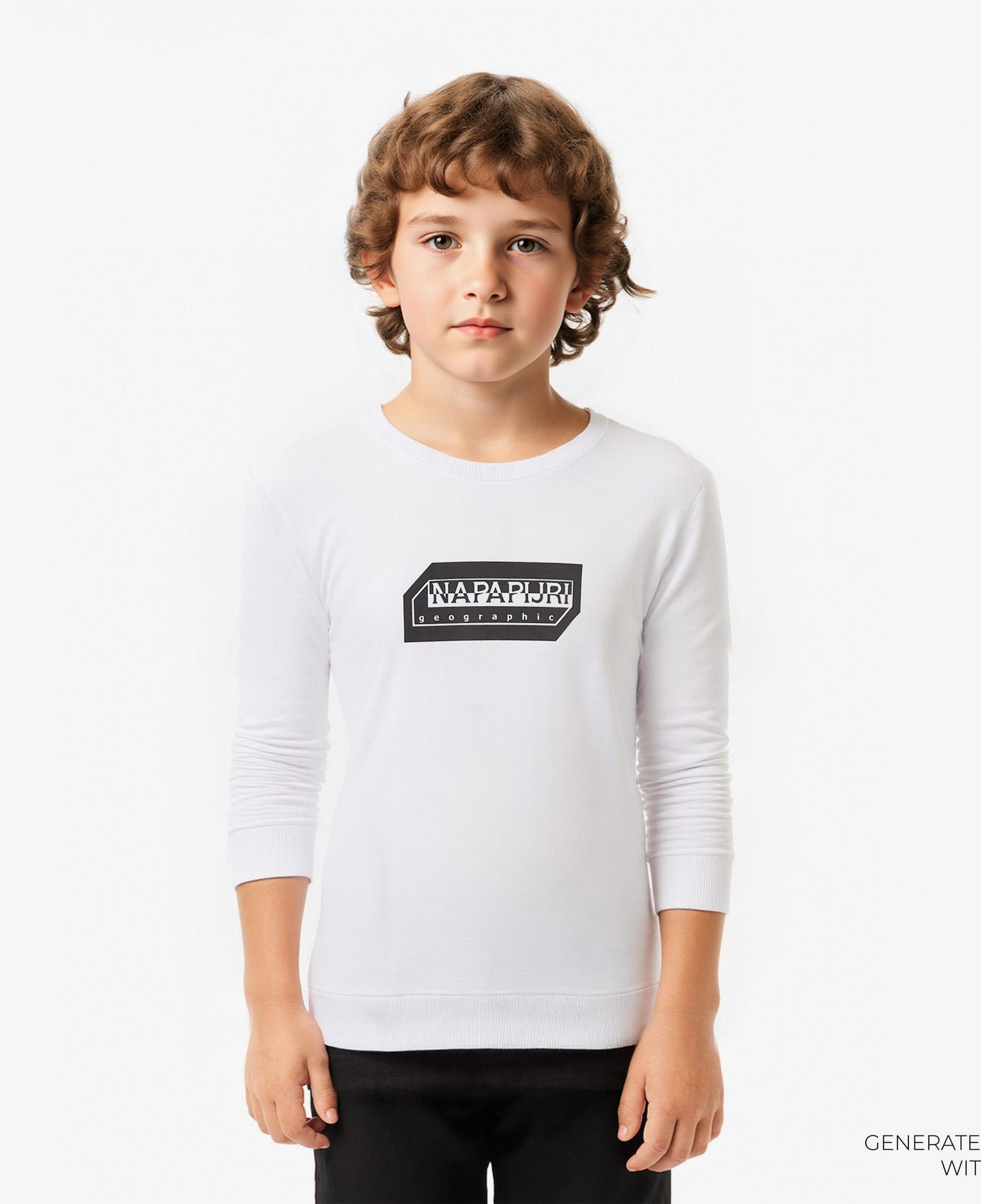 Napapijri K B-Kitik C Çocuk Beyaz Hoodie