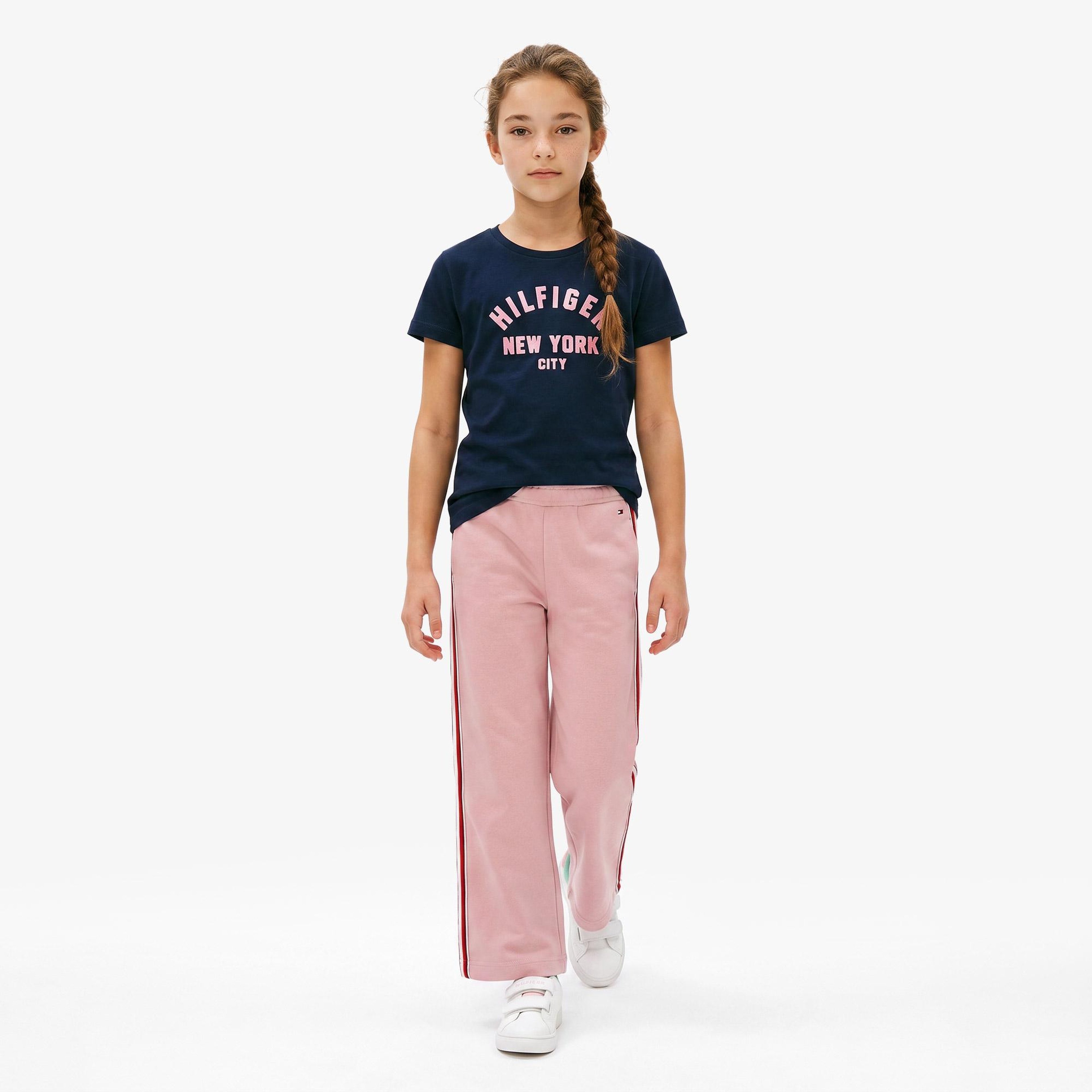 Tommy Hilfiger Tape Çocuk Pembe Eşofman Alti
