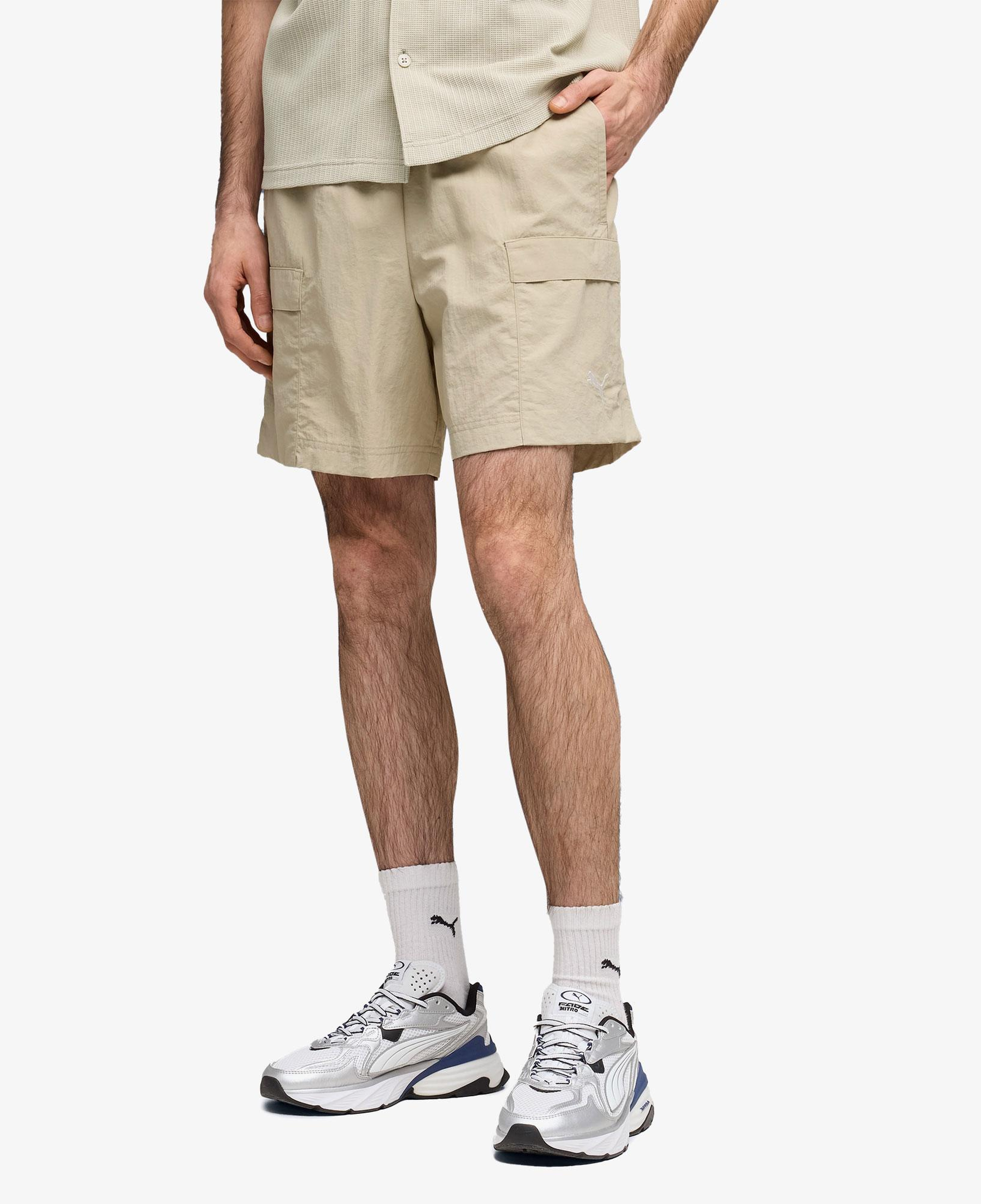 Puma Wardrobe Essentials Erkek Gri Şort