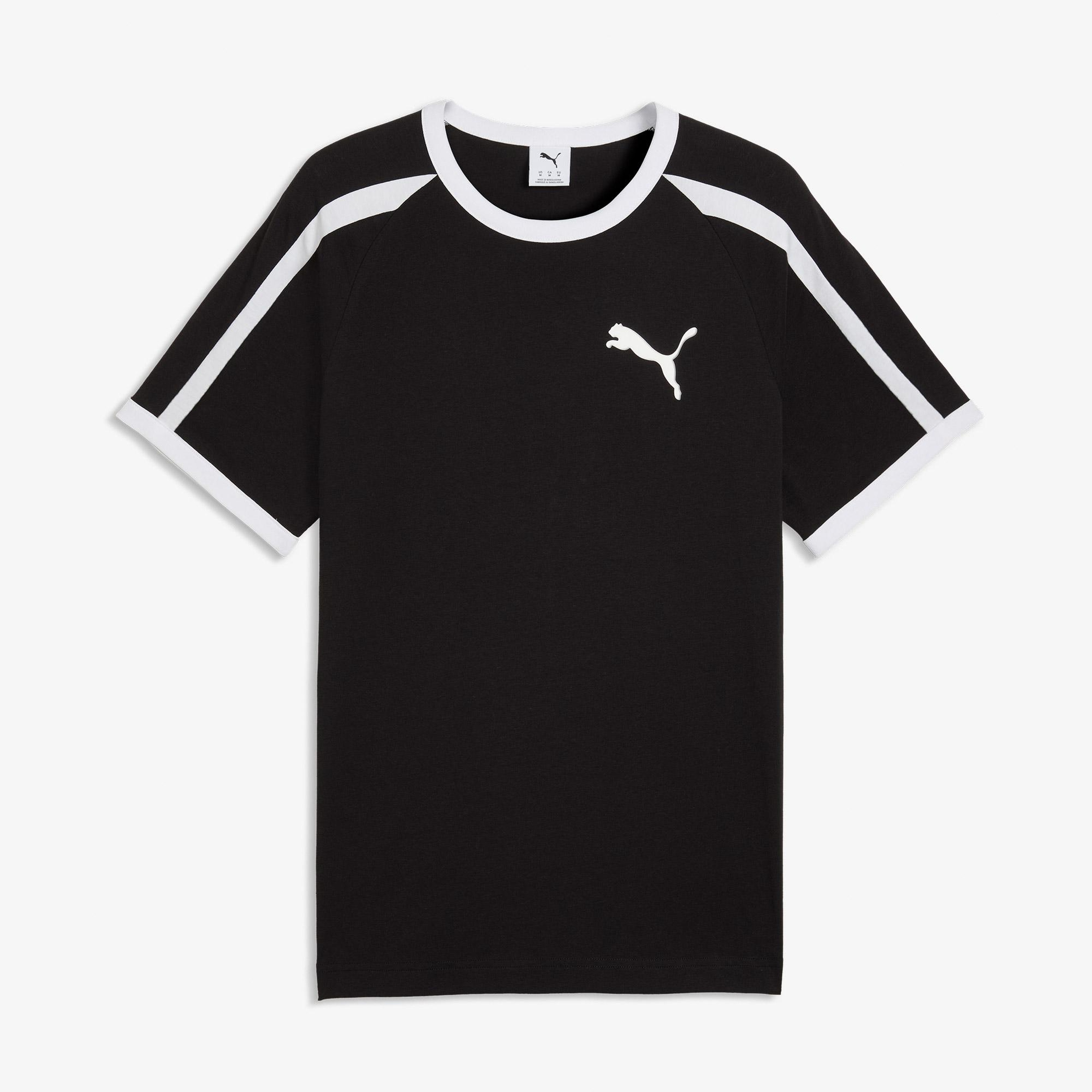 Puma T7 Ringer Erkek Siyah T-Shirt