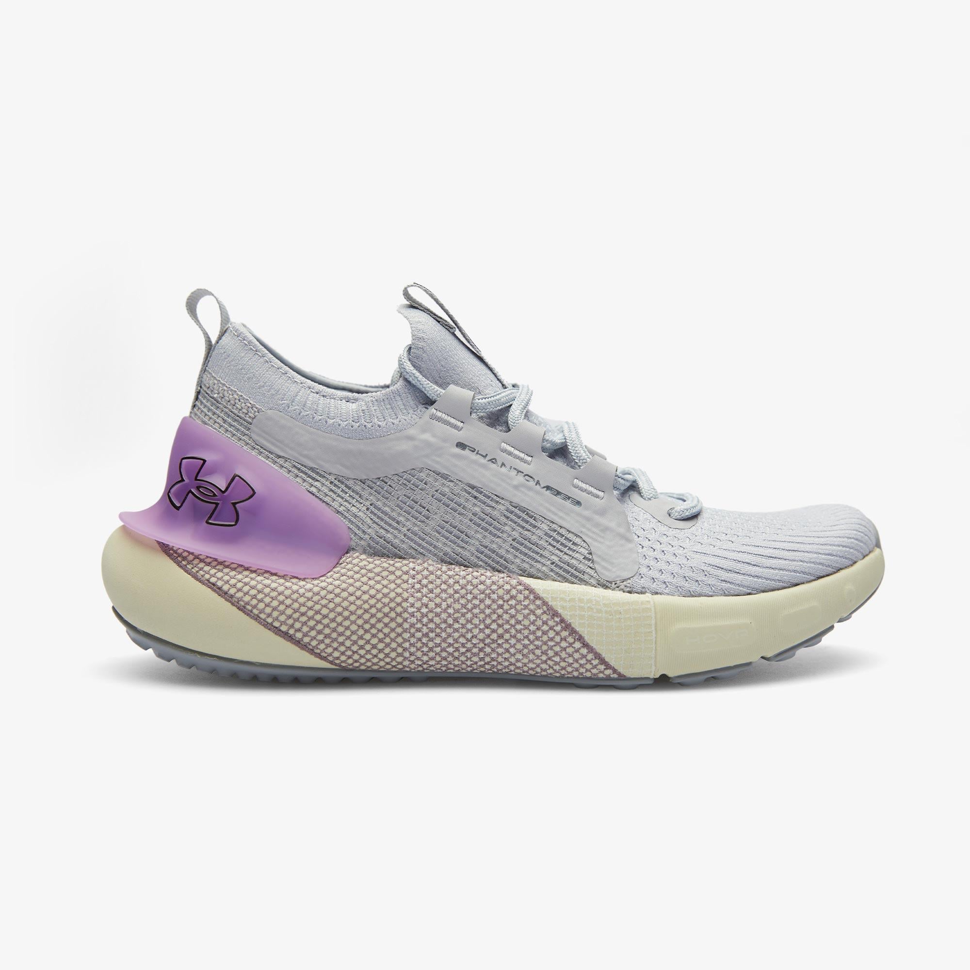 Under Armour Hovr Phantom 3 Se Lace Regular Kadın Gri Koşu Ayakkabısı