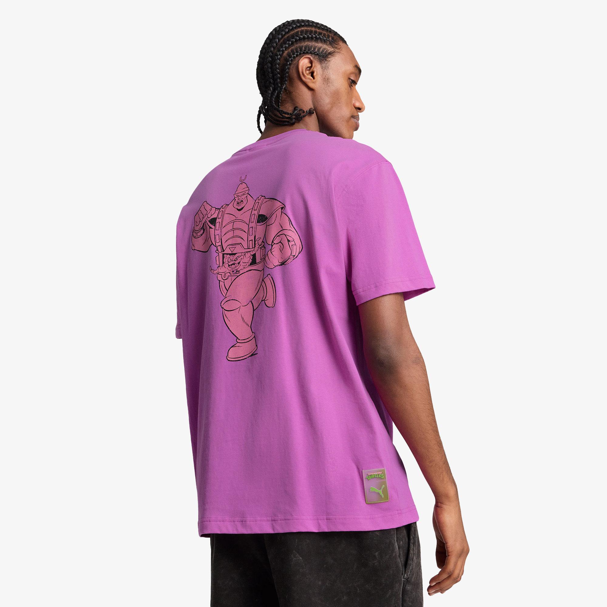 Puma X Tmnt Graphic Erkek Mor T-Shirt