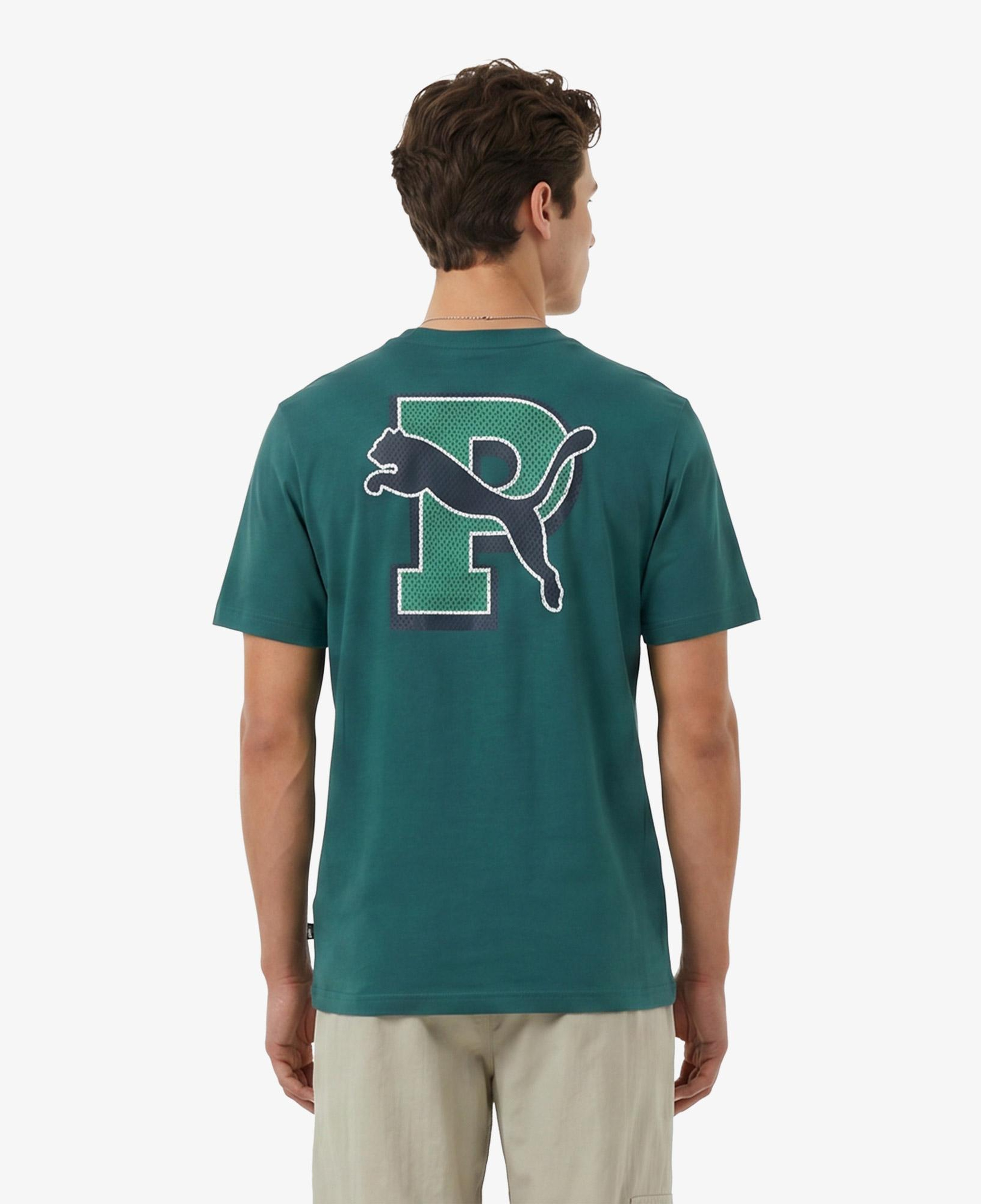 Puma Graphic  Erkek Yeşil T-Shirt