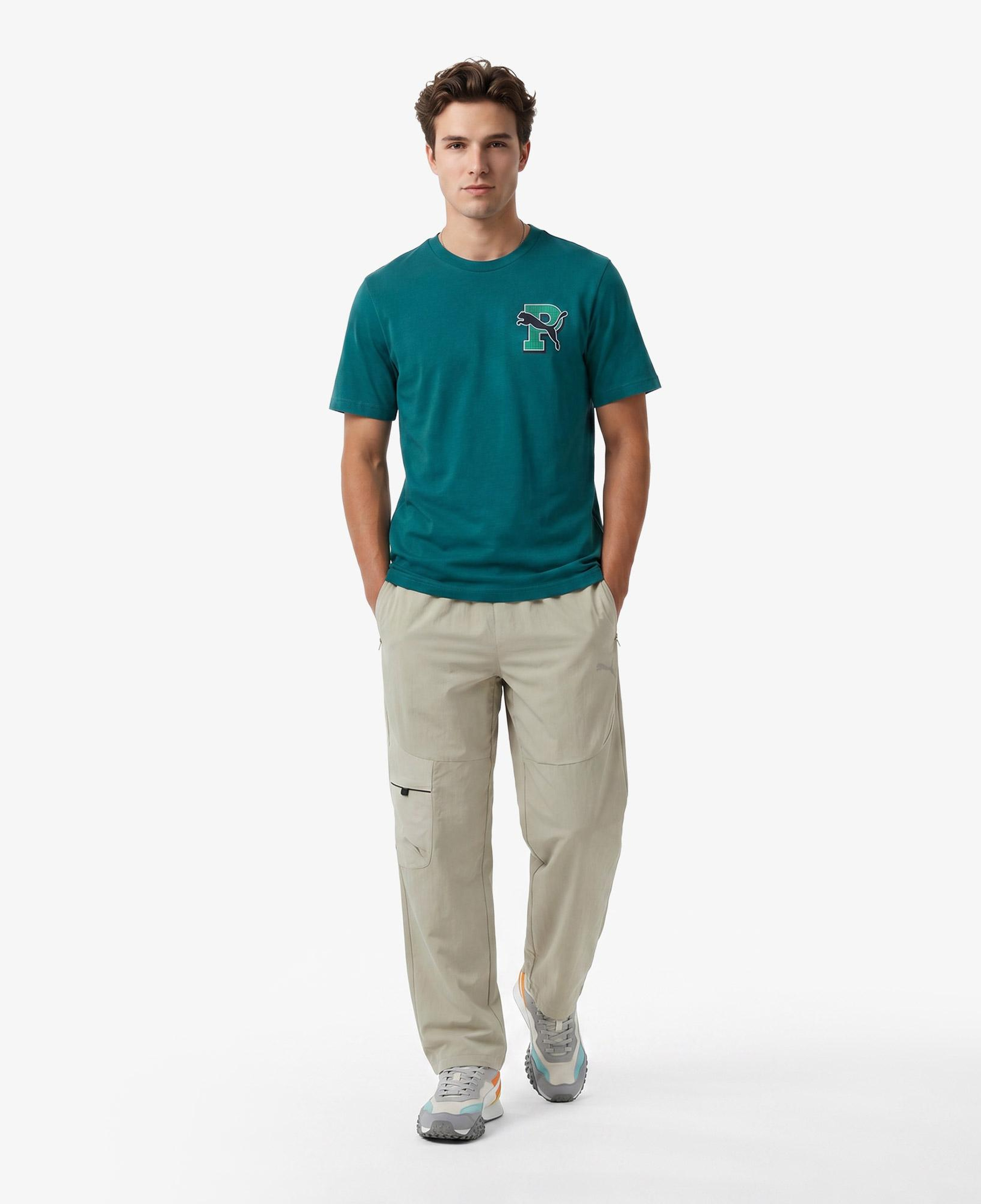 Puma Graphic  Erkek Yeşil T-Shirt
