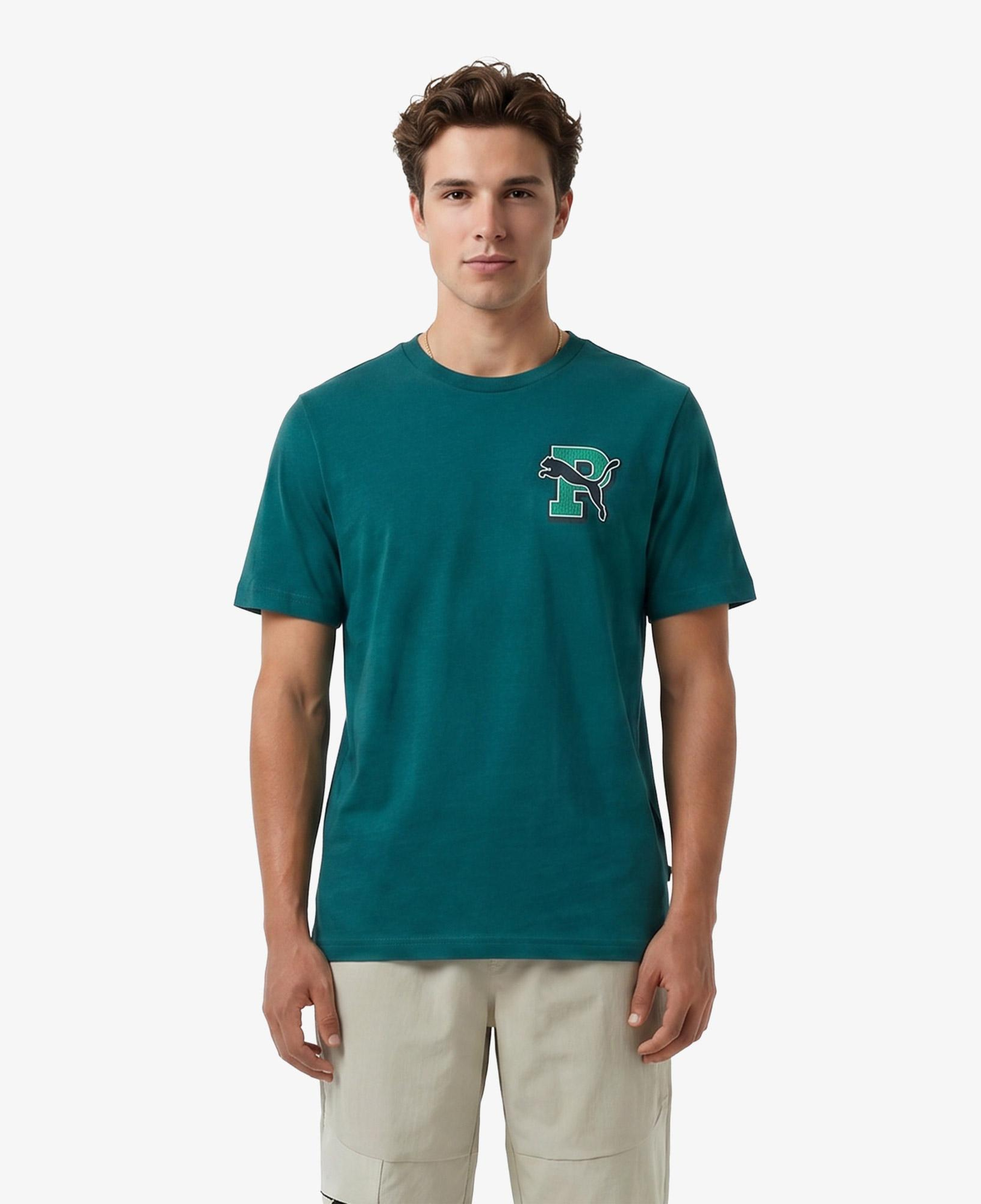 Puma Graphic  Erkek Yeşil T-Shirt