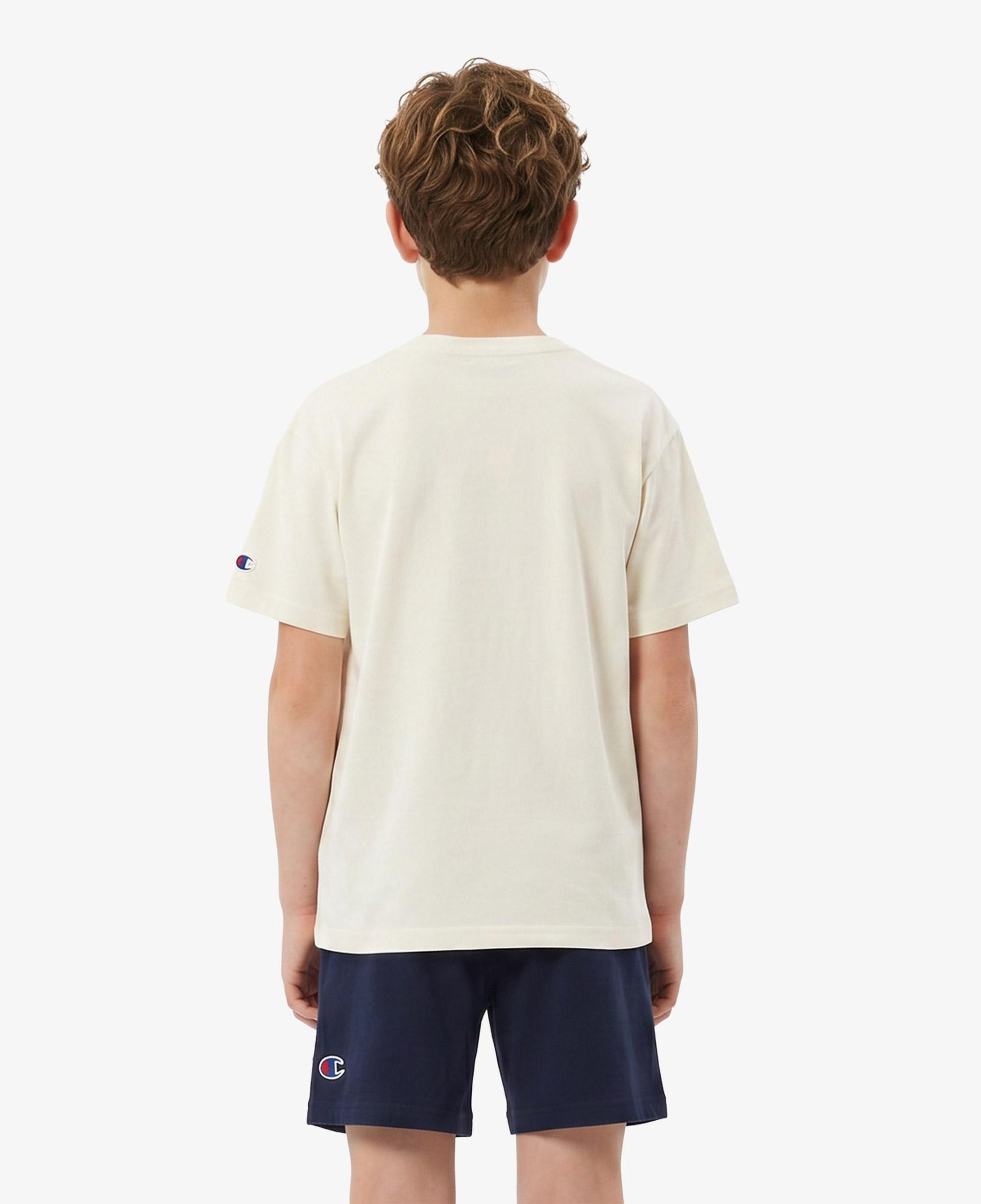 Champion Crewneck Çocuk Beyaz T-Shirt