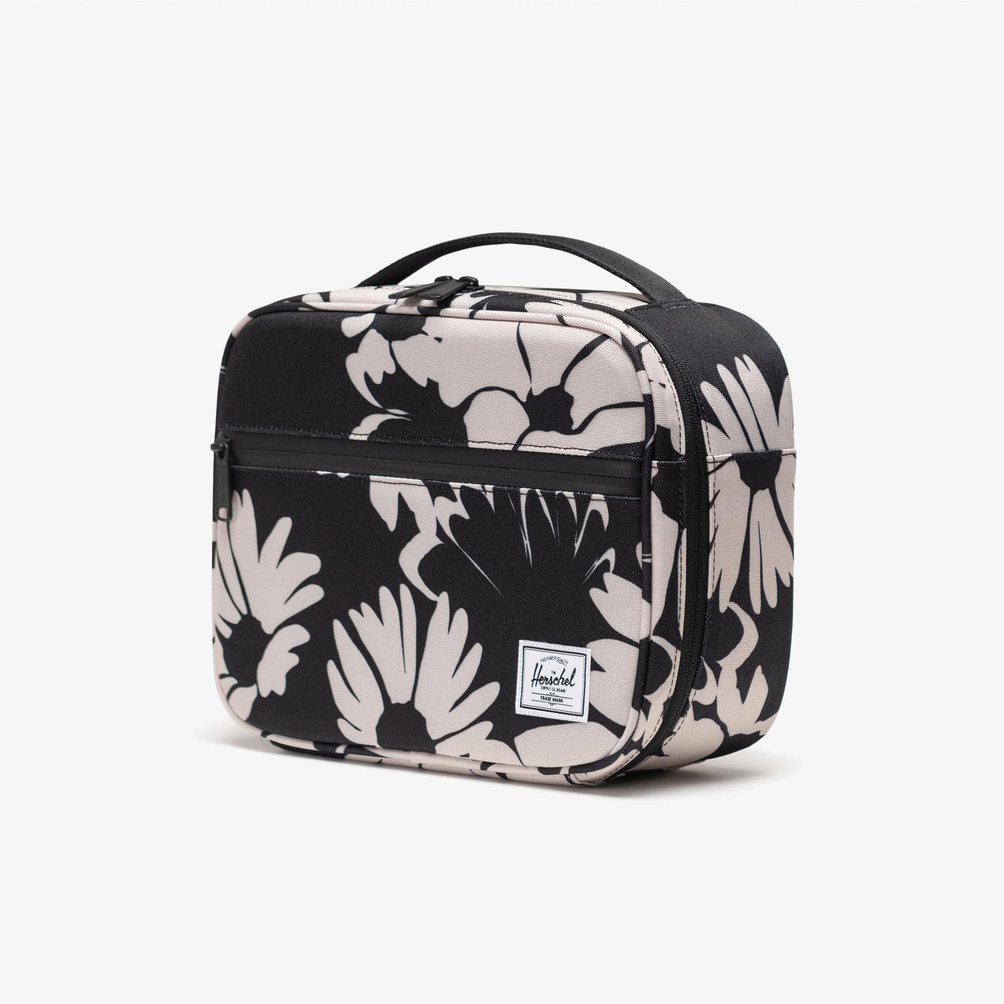 Hershcel Pop Quiz Floral Unisex Siyah Beslenme Çantası