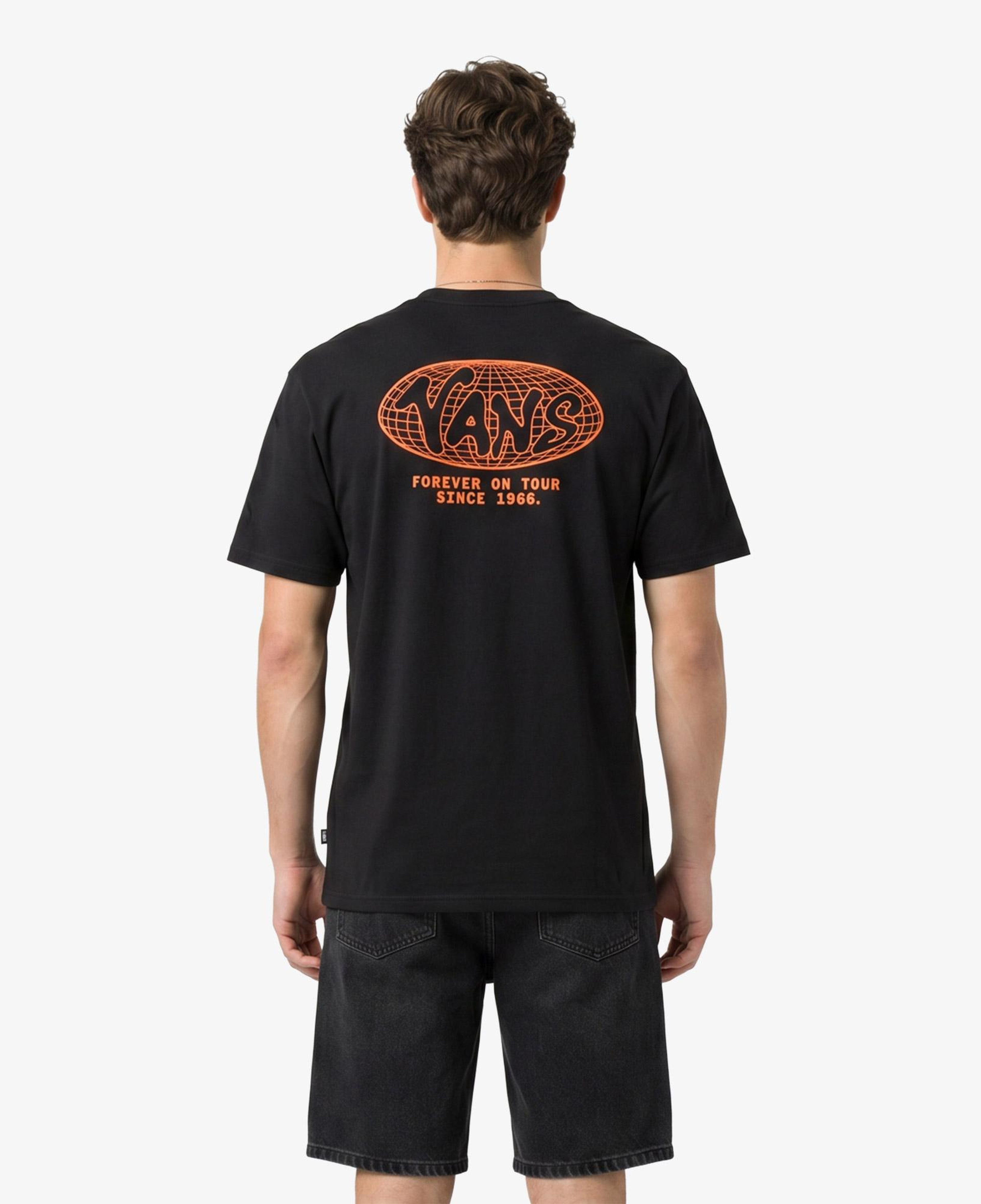 Vans World Tour Loose Erkek Siyah T-Shirt