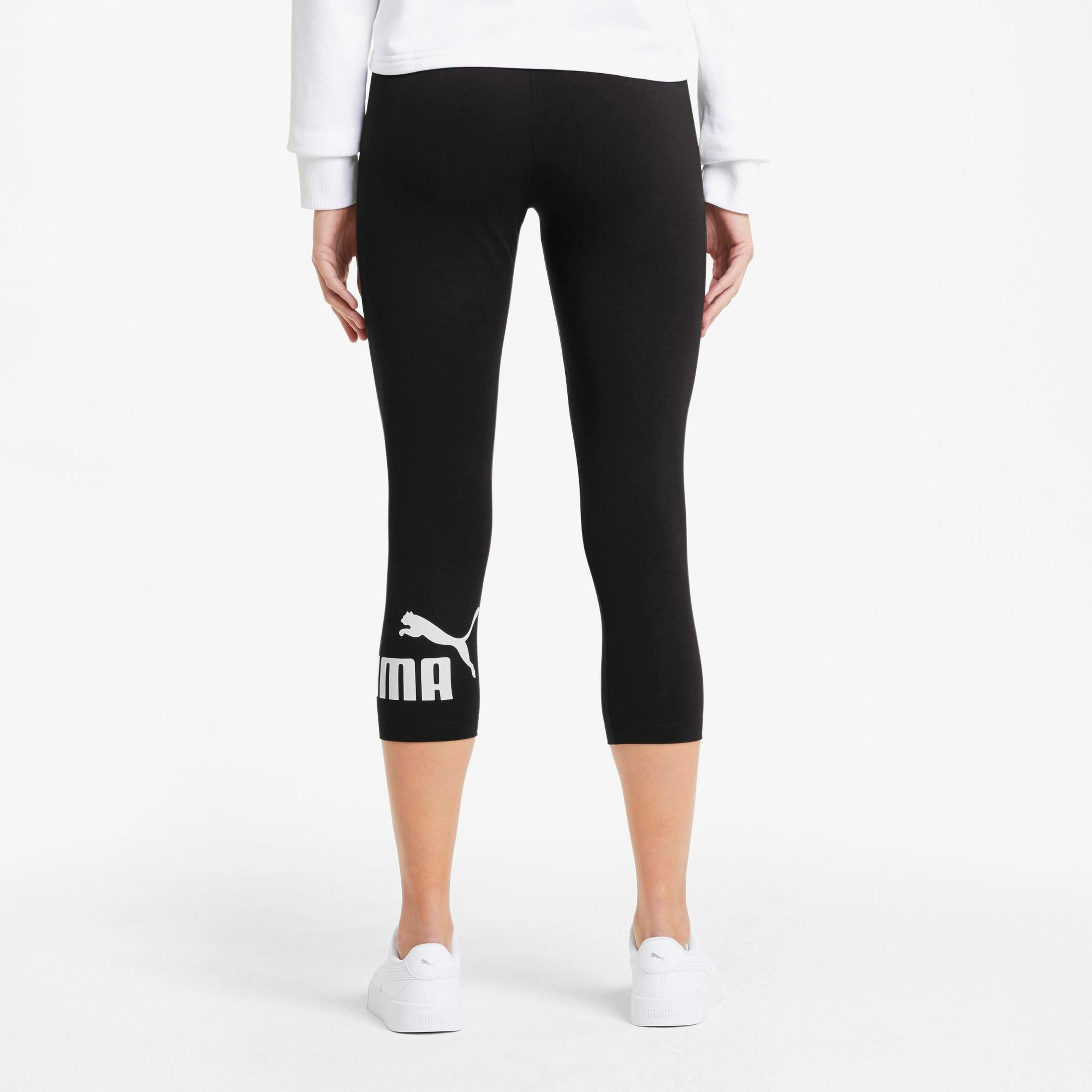 Puma Ess 3/4 Logo Kadın Siyah Tayt
