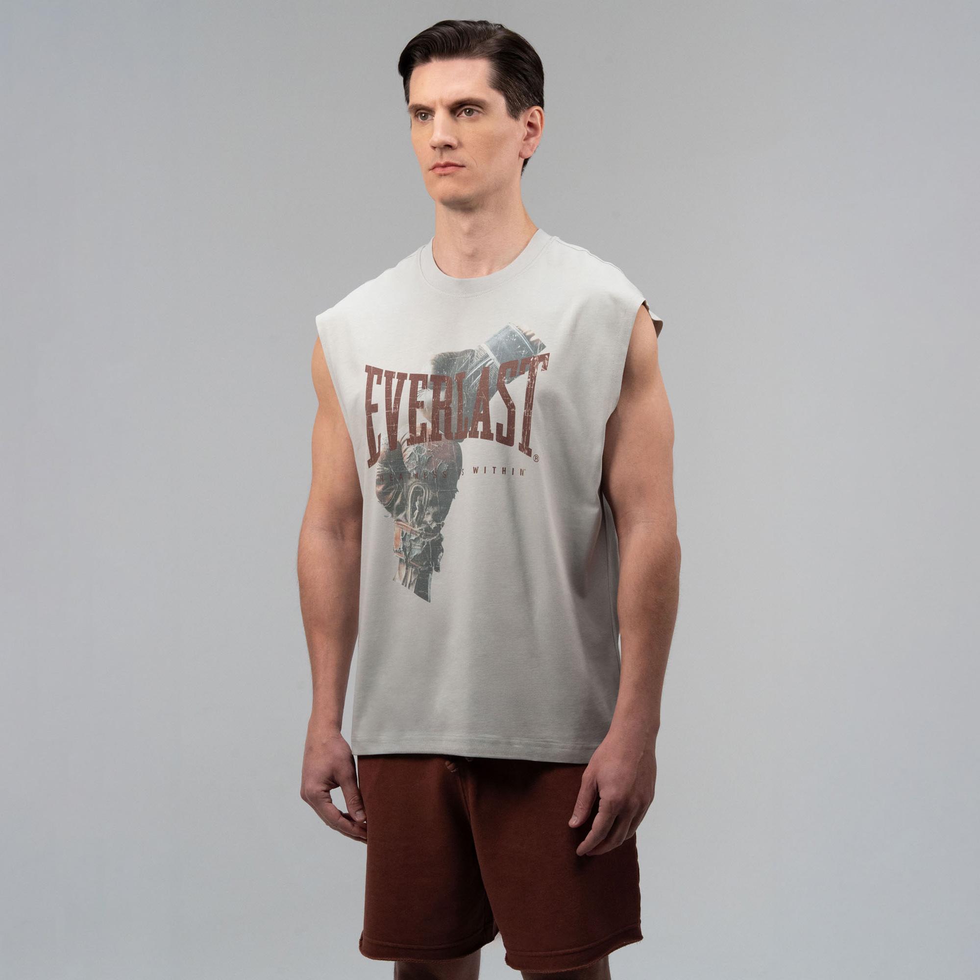 Everlast Boxing Heritage Oversize Gri Erkek T-Shirt