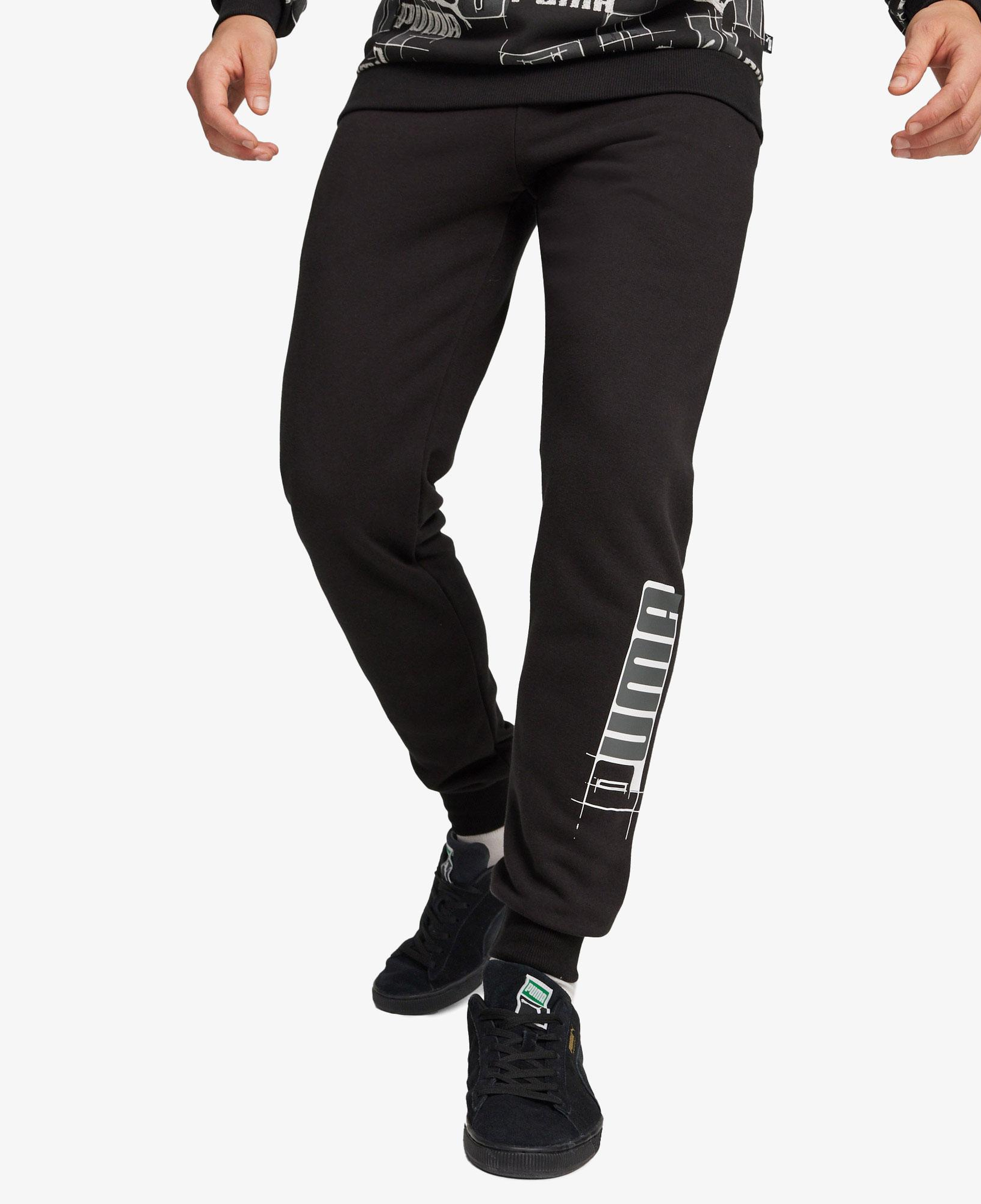 Puma Essentials Logo Lab Erkek Mavi Eşofman Altı