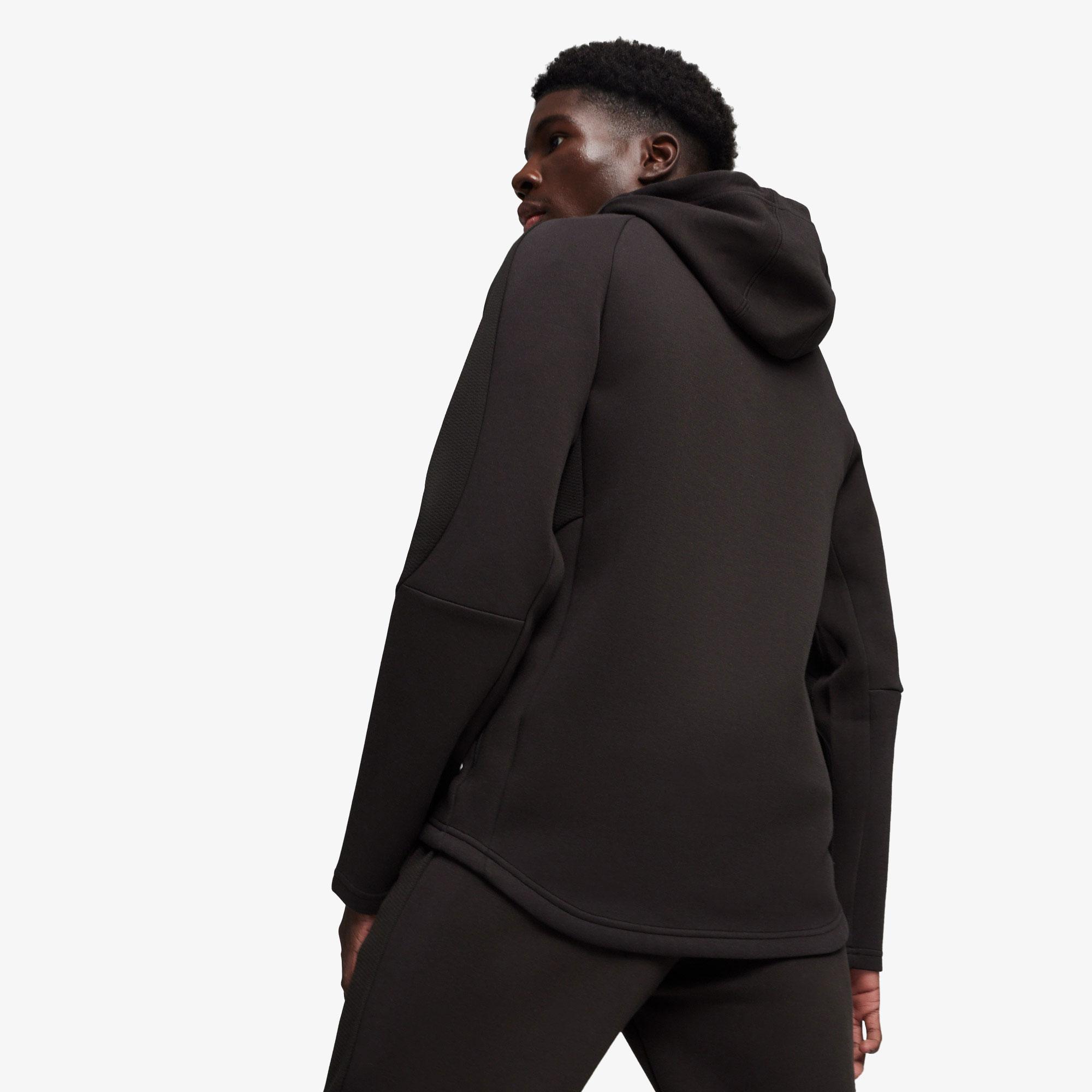 Puma Evostripe Full Zip Erkek Siyah Sweatshirt