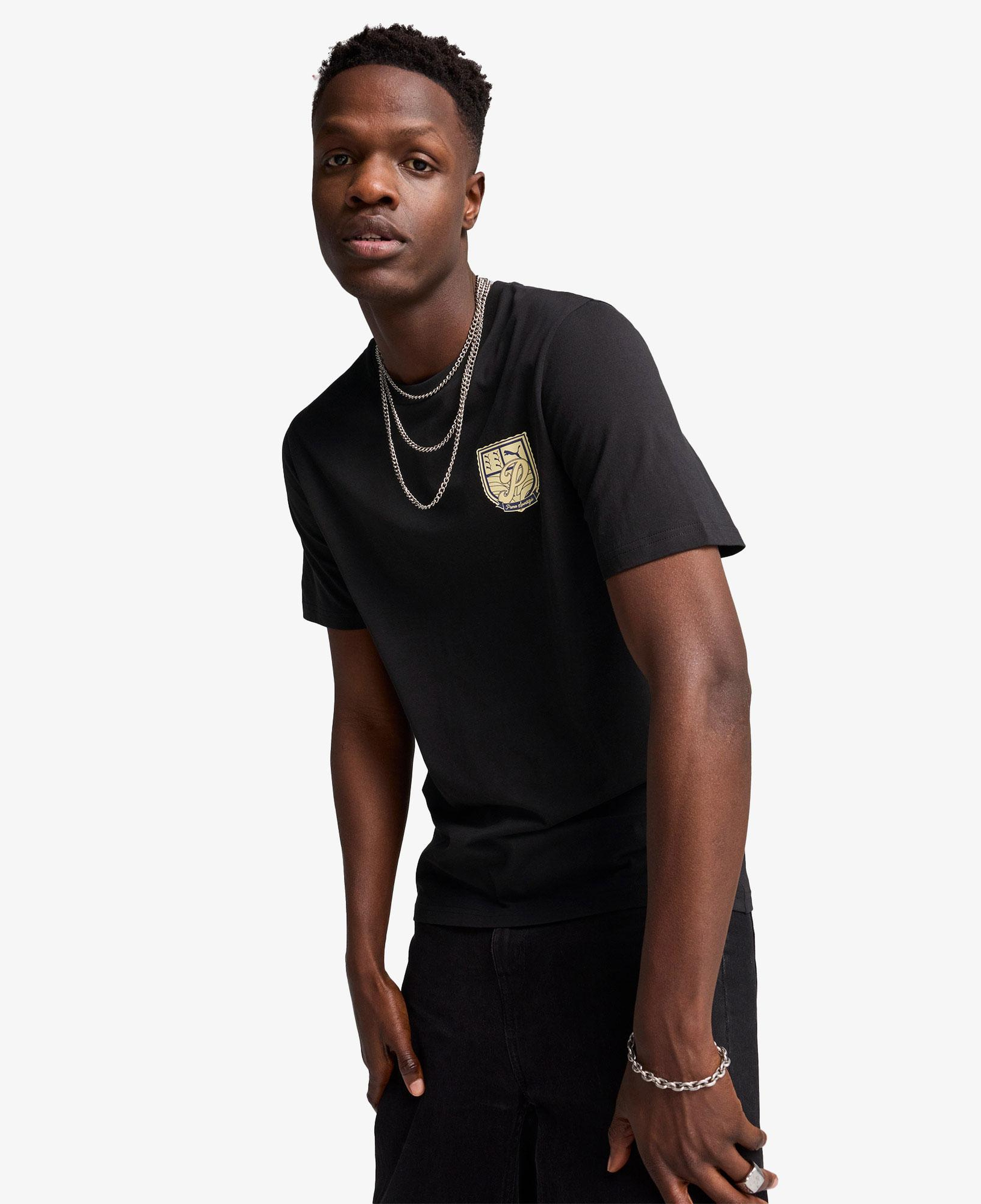 Puma Essentials Sports Legacy Erkek Siyah T-Shirt