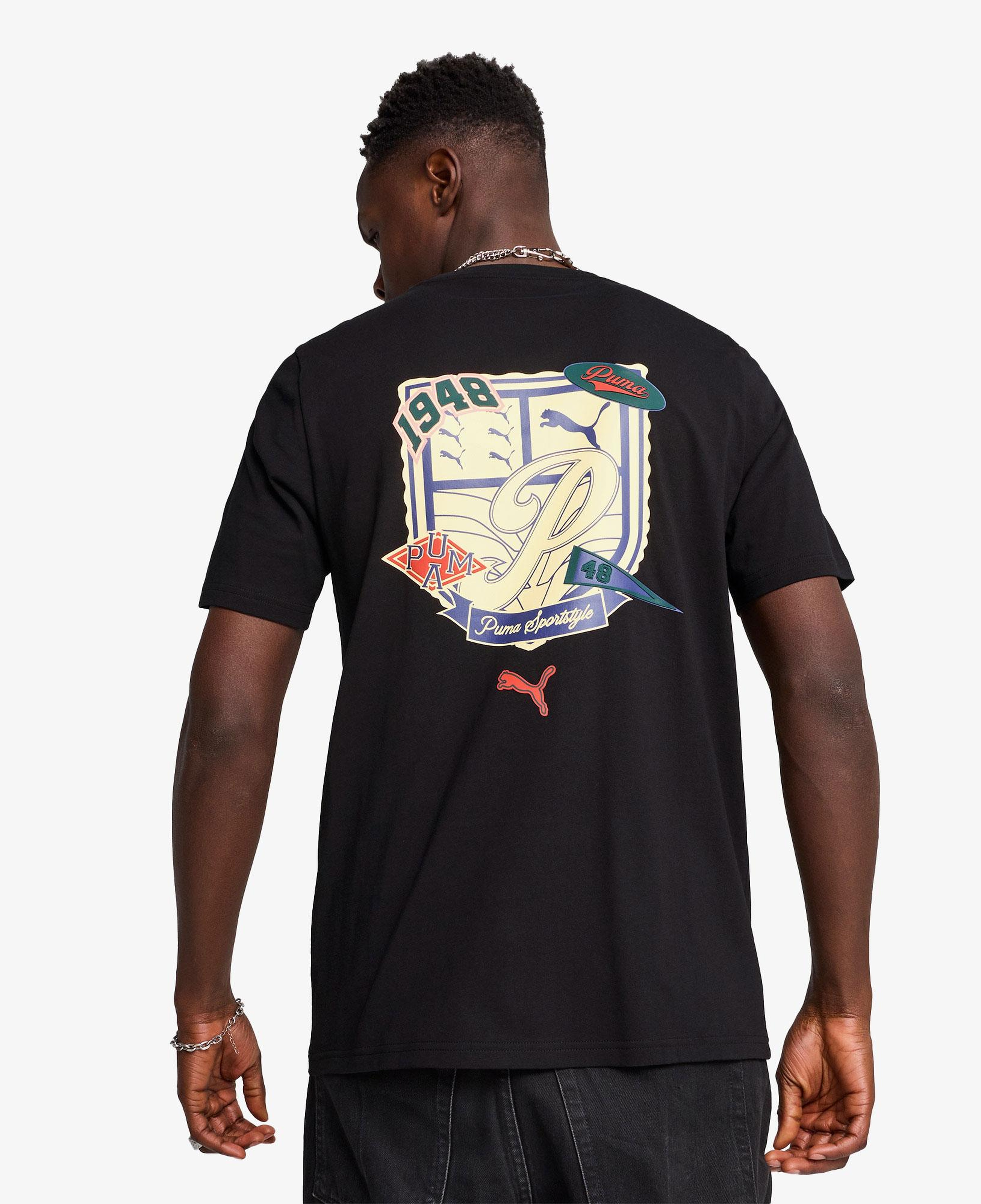 Puma Essentials Sports Legacy Erkek Siyah T-Shirt