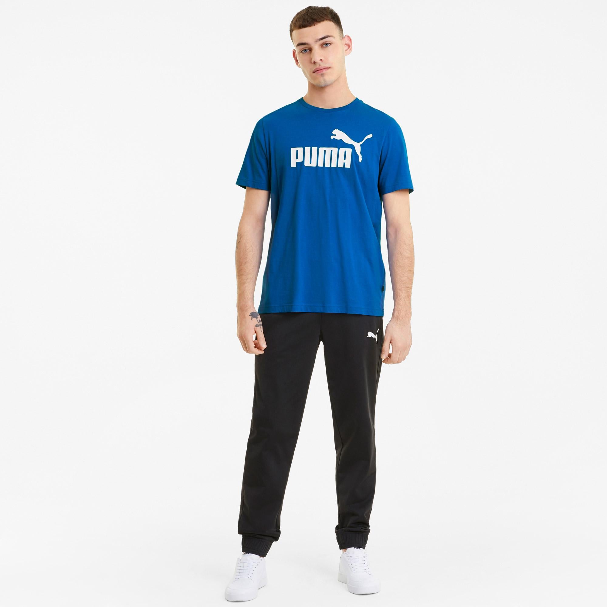 Puma Essentials Logo Erkek Siyah T-Shirt