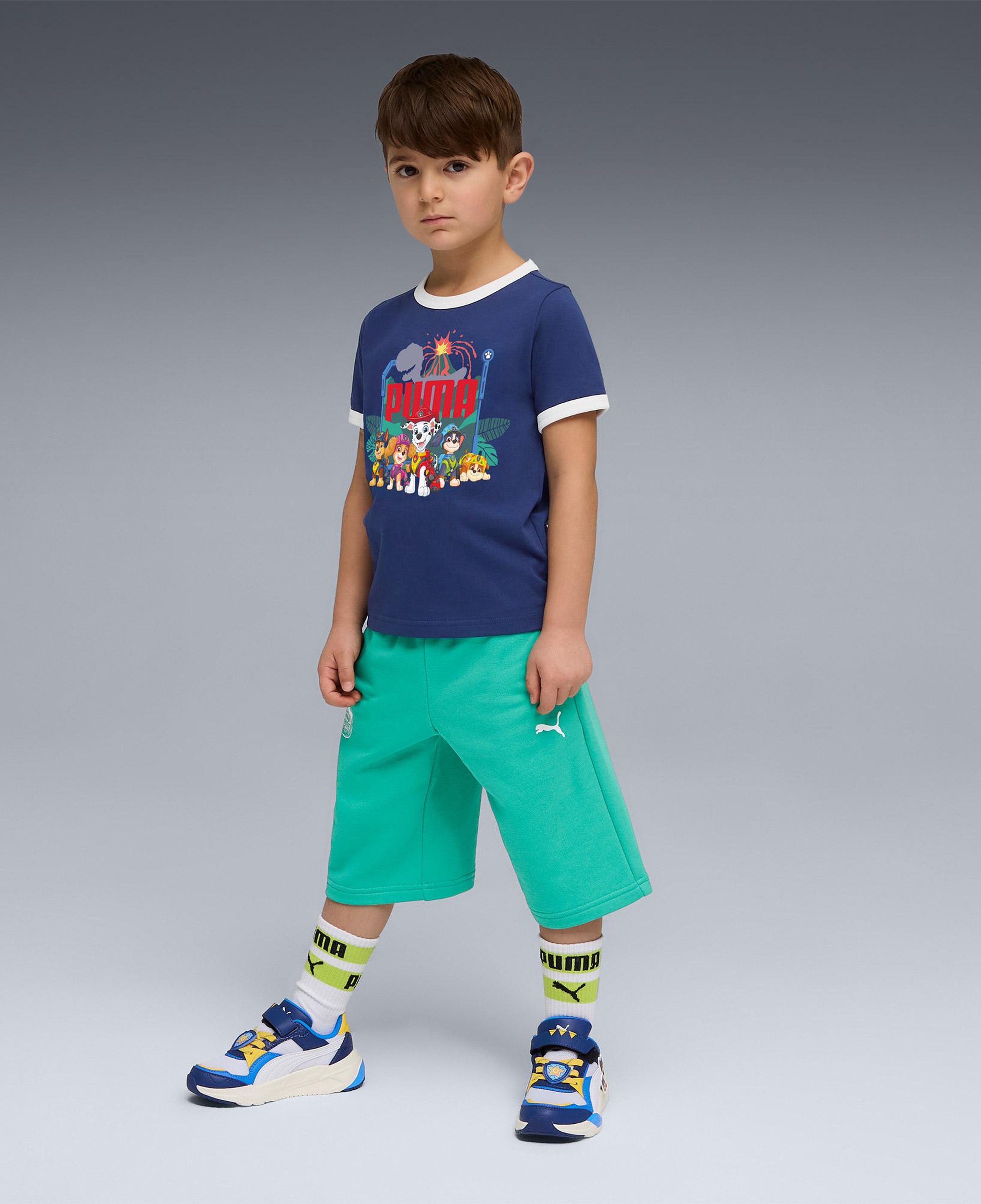 Puma X Paw Patrol Ringer  Çocuk Mavi T-Shirt