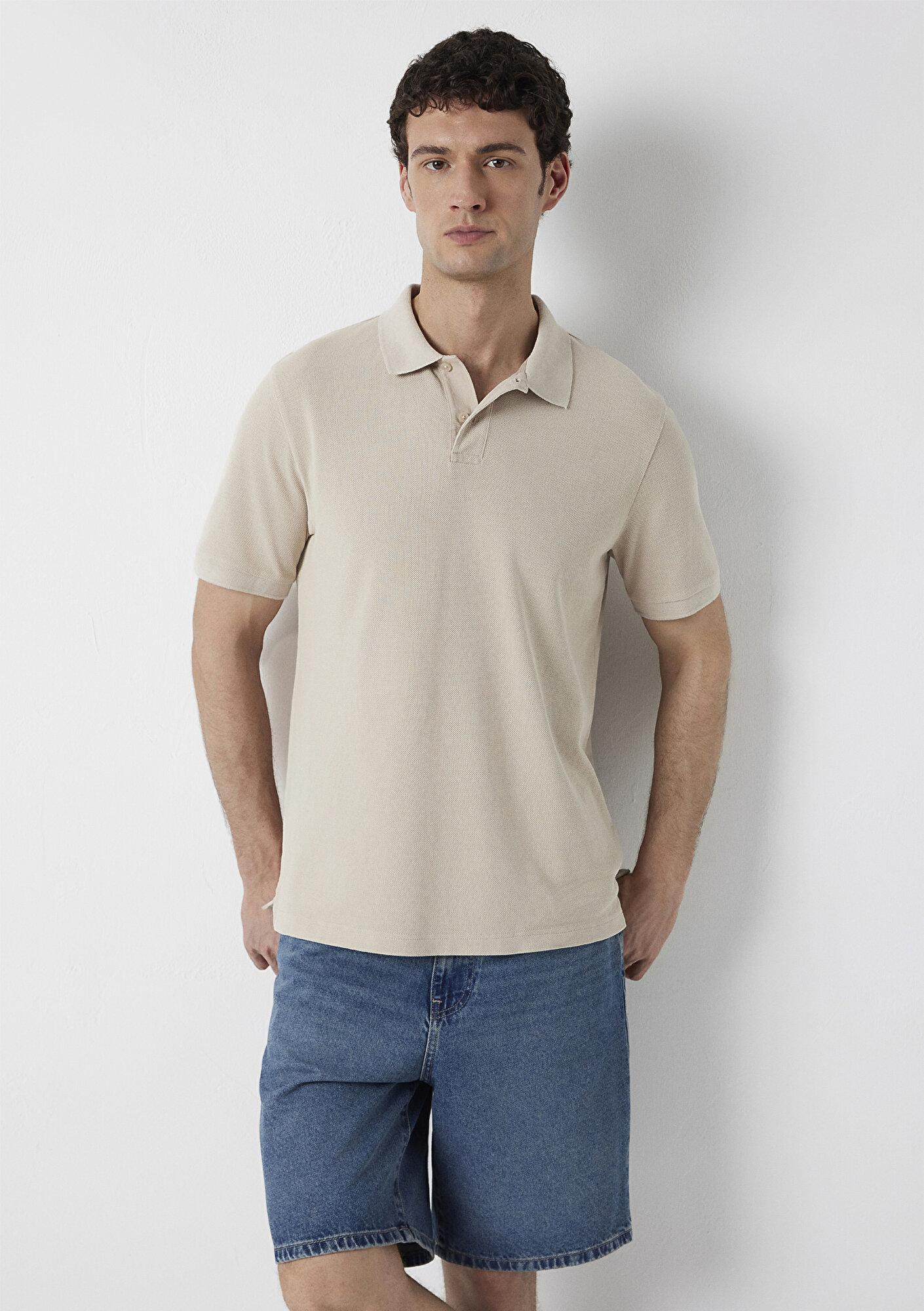 Mavi Kahverengi Polo Tişört Regular Fit / Normal Kesim 0613491-70319