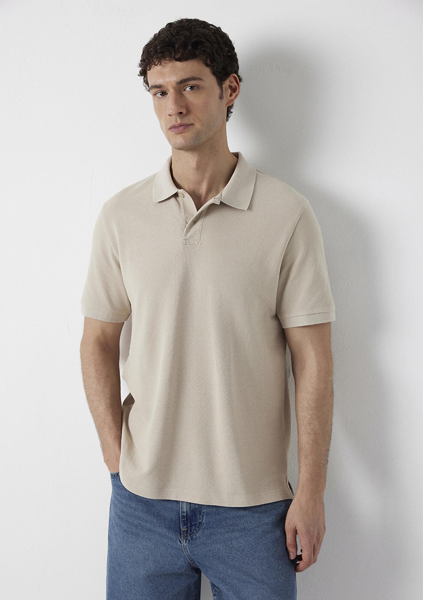 Mavi Kahverengi Polo Tişört Regular Fit / Normal Kesim 0613491-70319